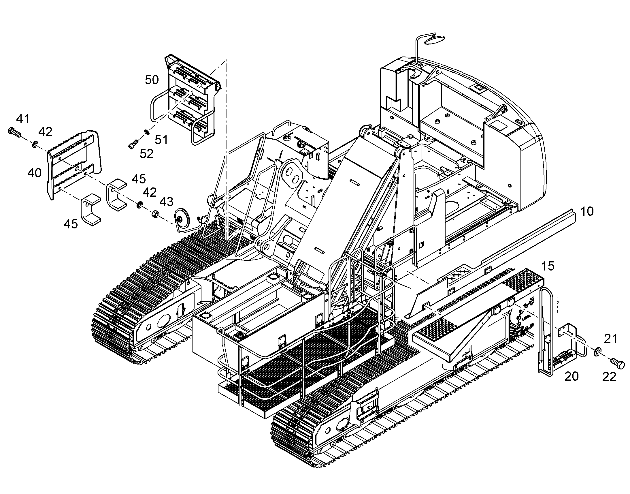 ВХОДНАЯ ЛЕСТНИЦА 10831693 LIEBHERR