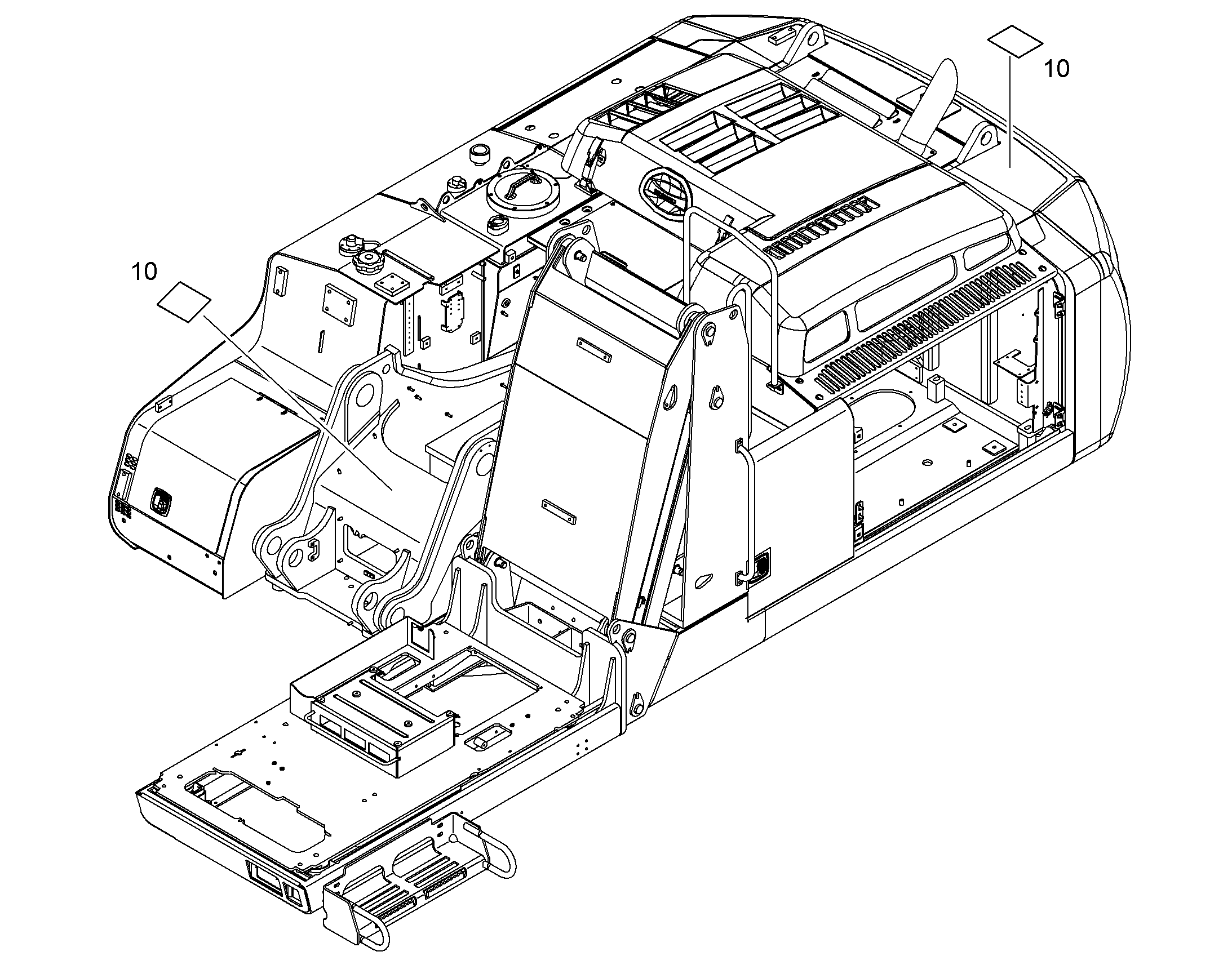 НАКЛЕЙКА 10859839 LIEBHERR