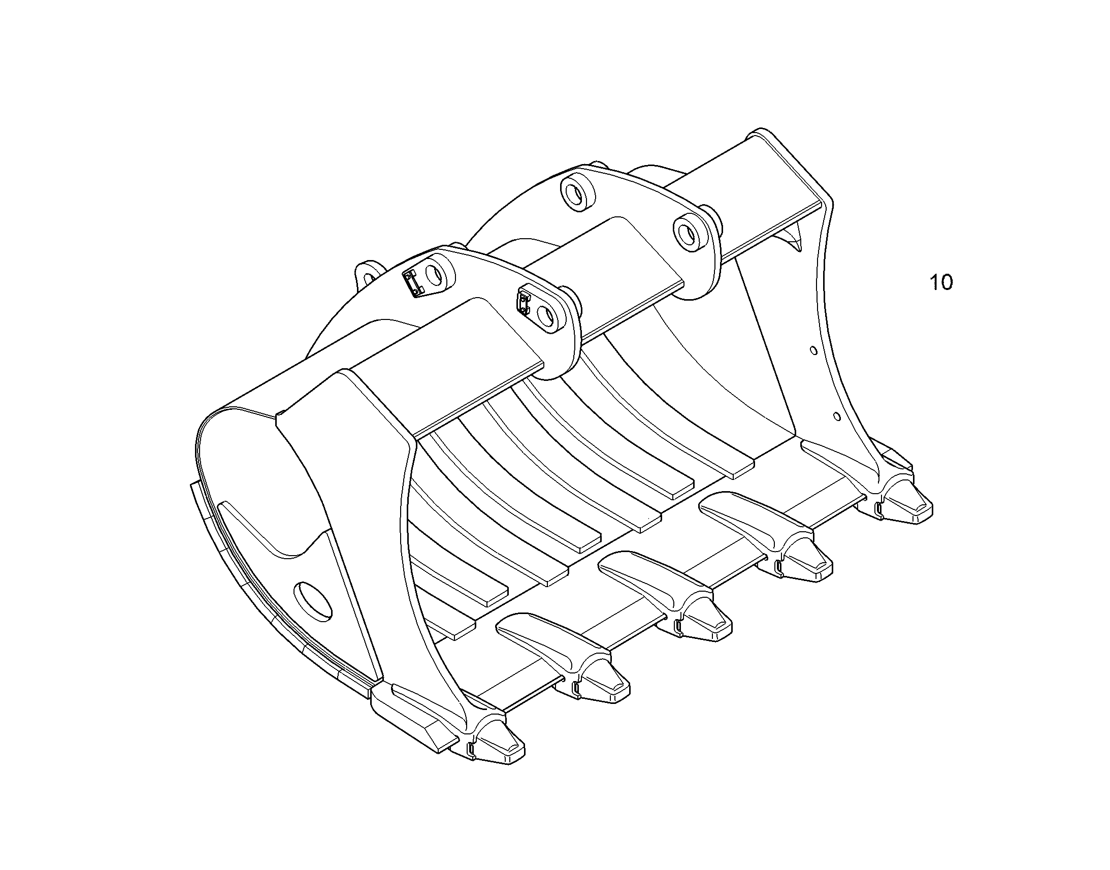 ЛОПАТА ОБРАТНАЯ HDV 11389679 LIEBHERR