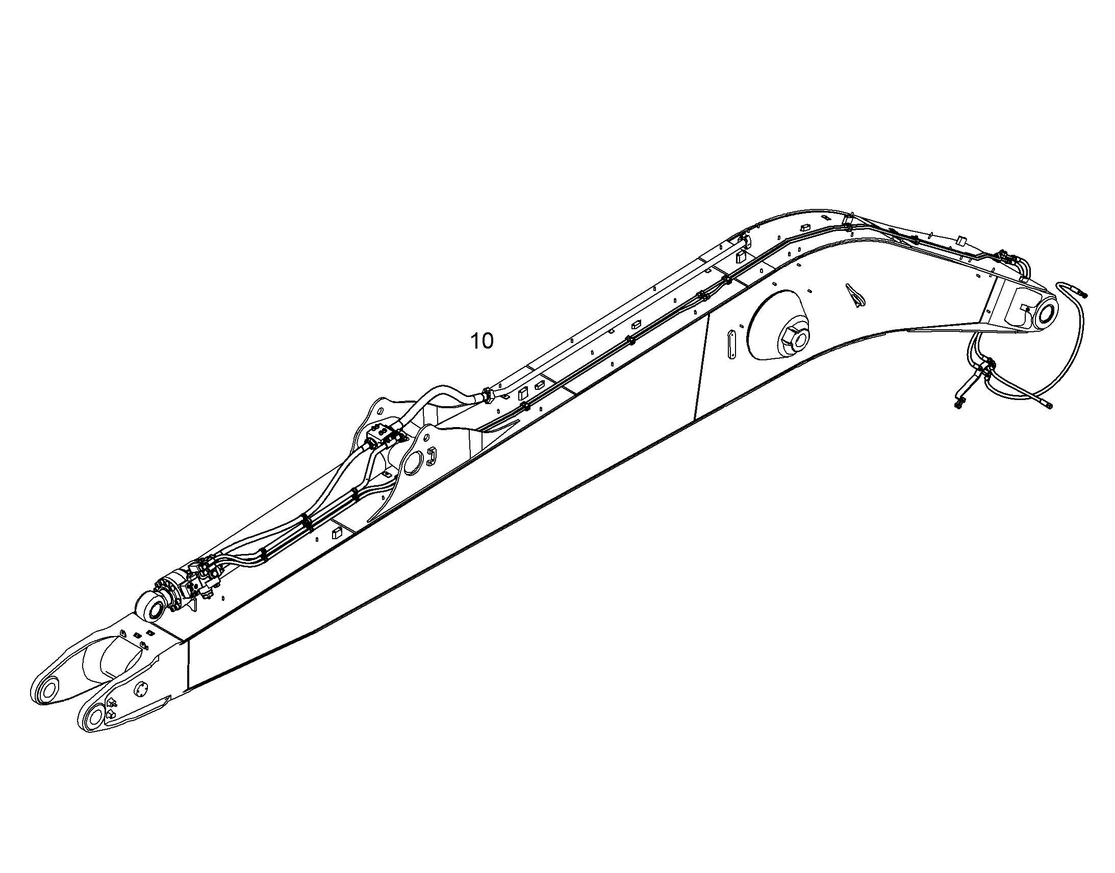 ЗАЩ.ТРУБЫ ЦИЛ.РУК. 10854823 LIEBHERR