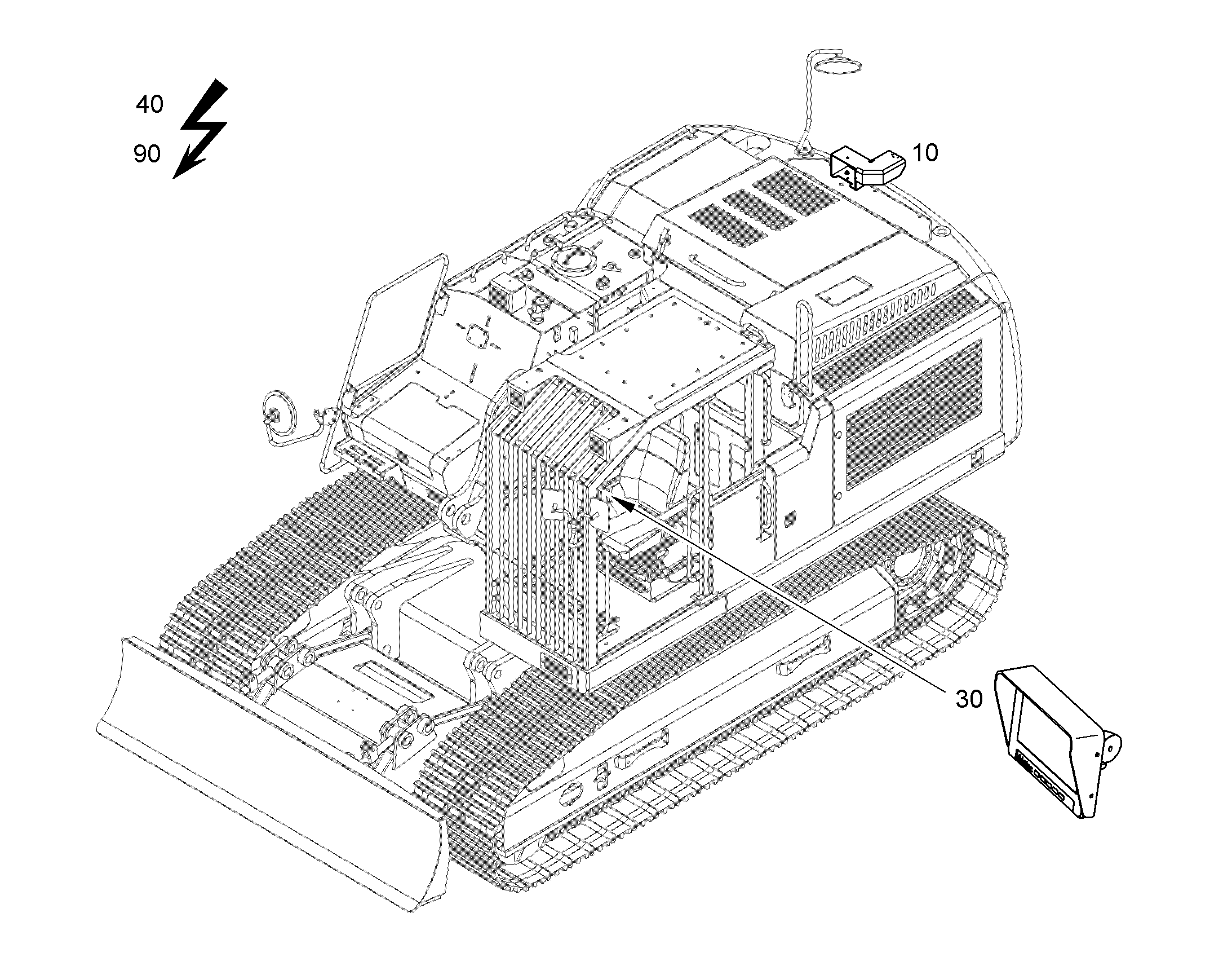 КАМЕРА ЗАДНЯЯ 10829775 LIEBHERR