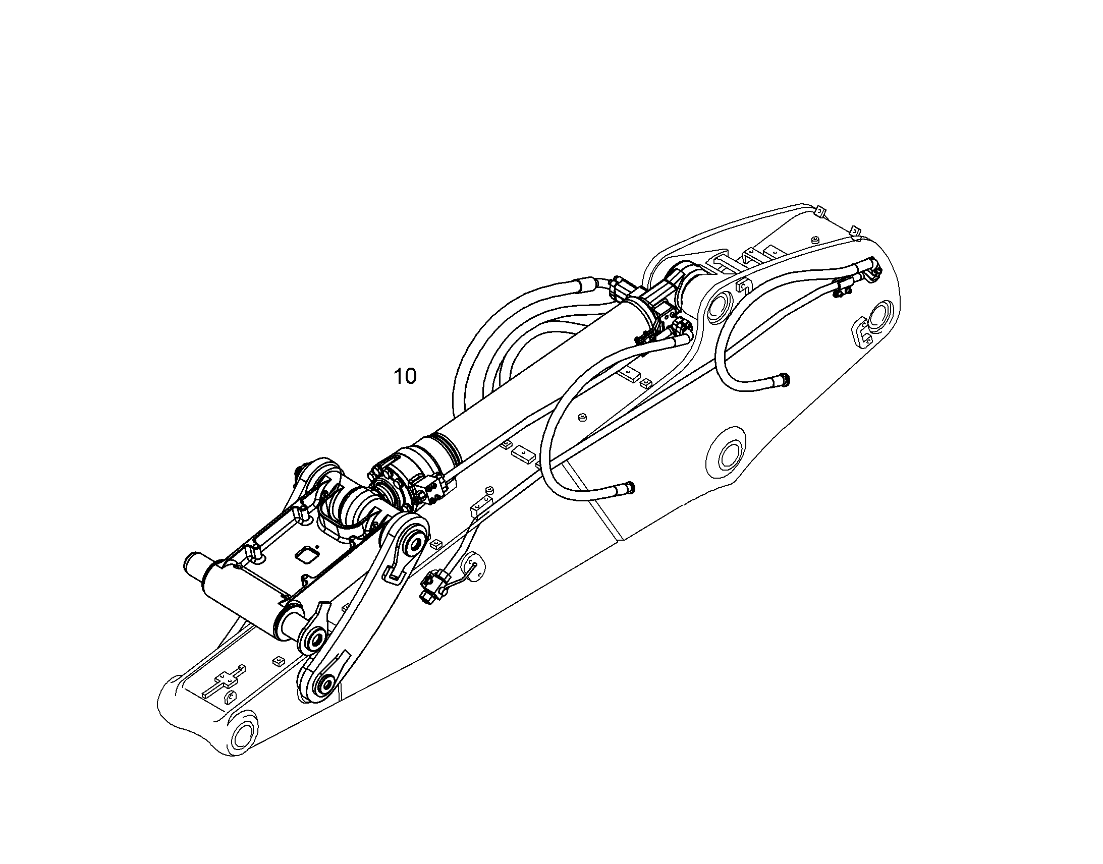 ПРОВОДКА МОНТАЖ AHS 10855485 LIEBHERR