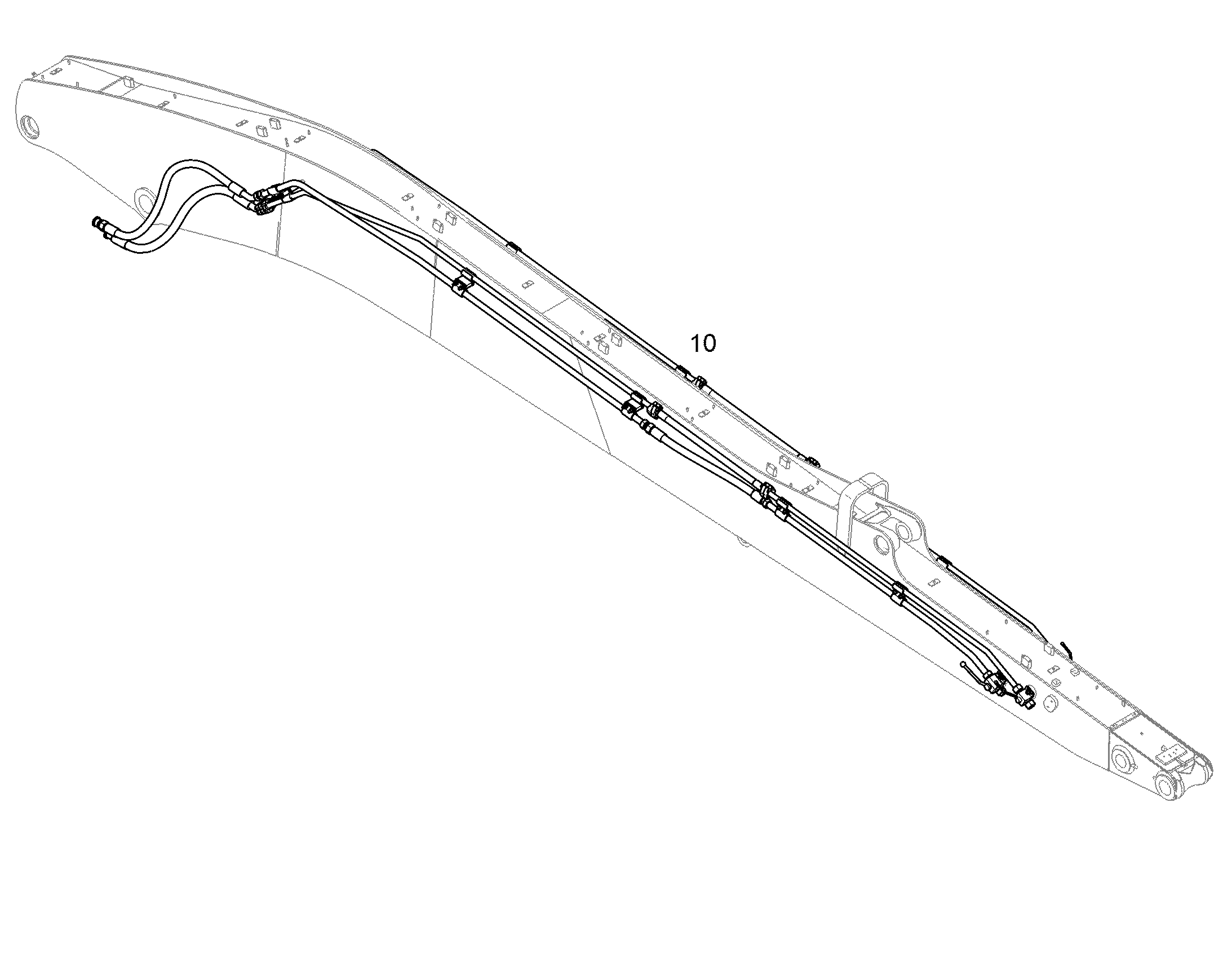 ПРОВОДКА МОНТАЖ AHS 10861488 LIEBHERR
