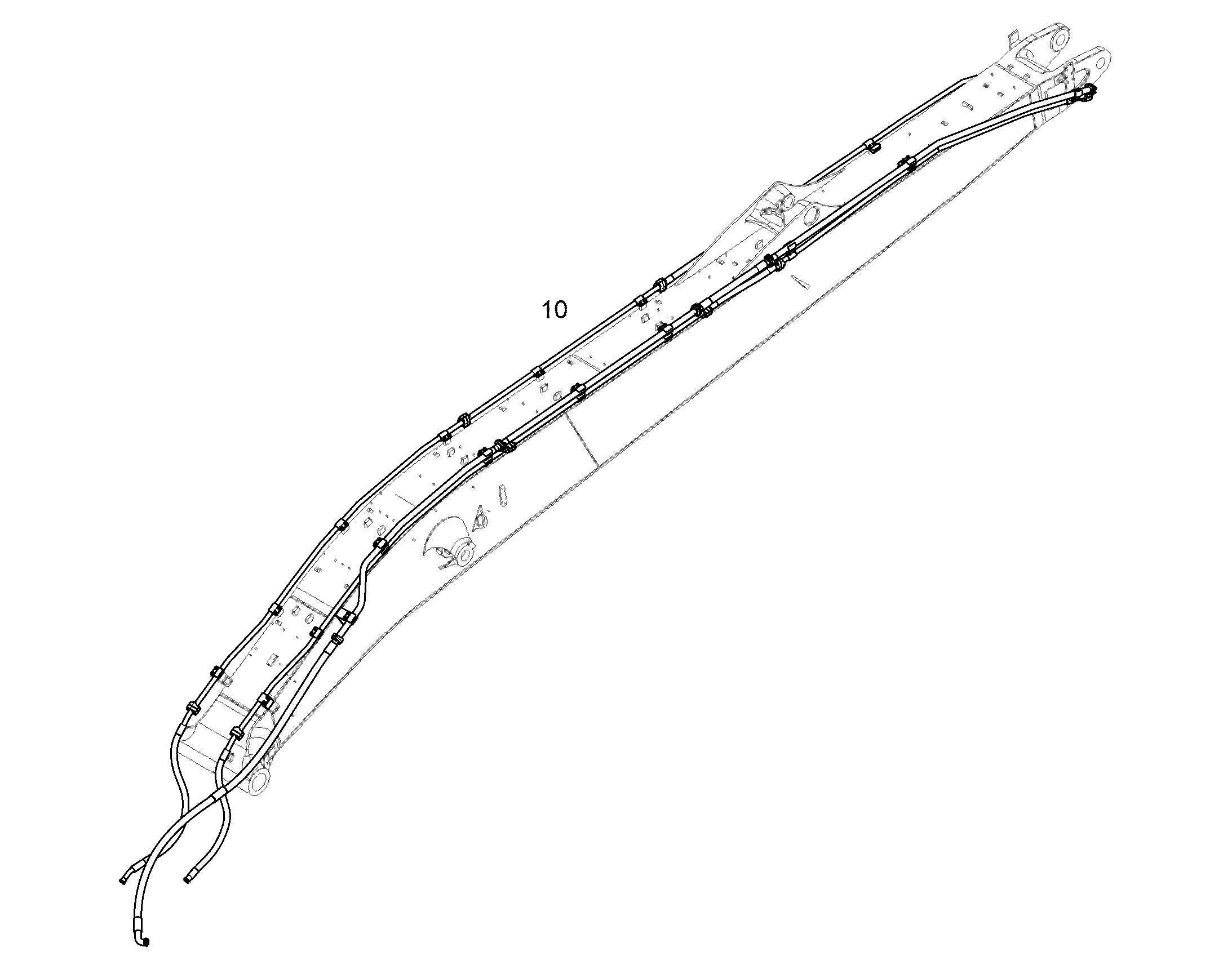 ПРОВОДКА МОНТАЖ AHS 10855938 LIEBHERR