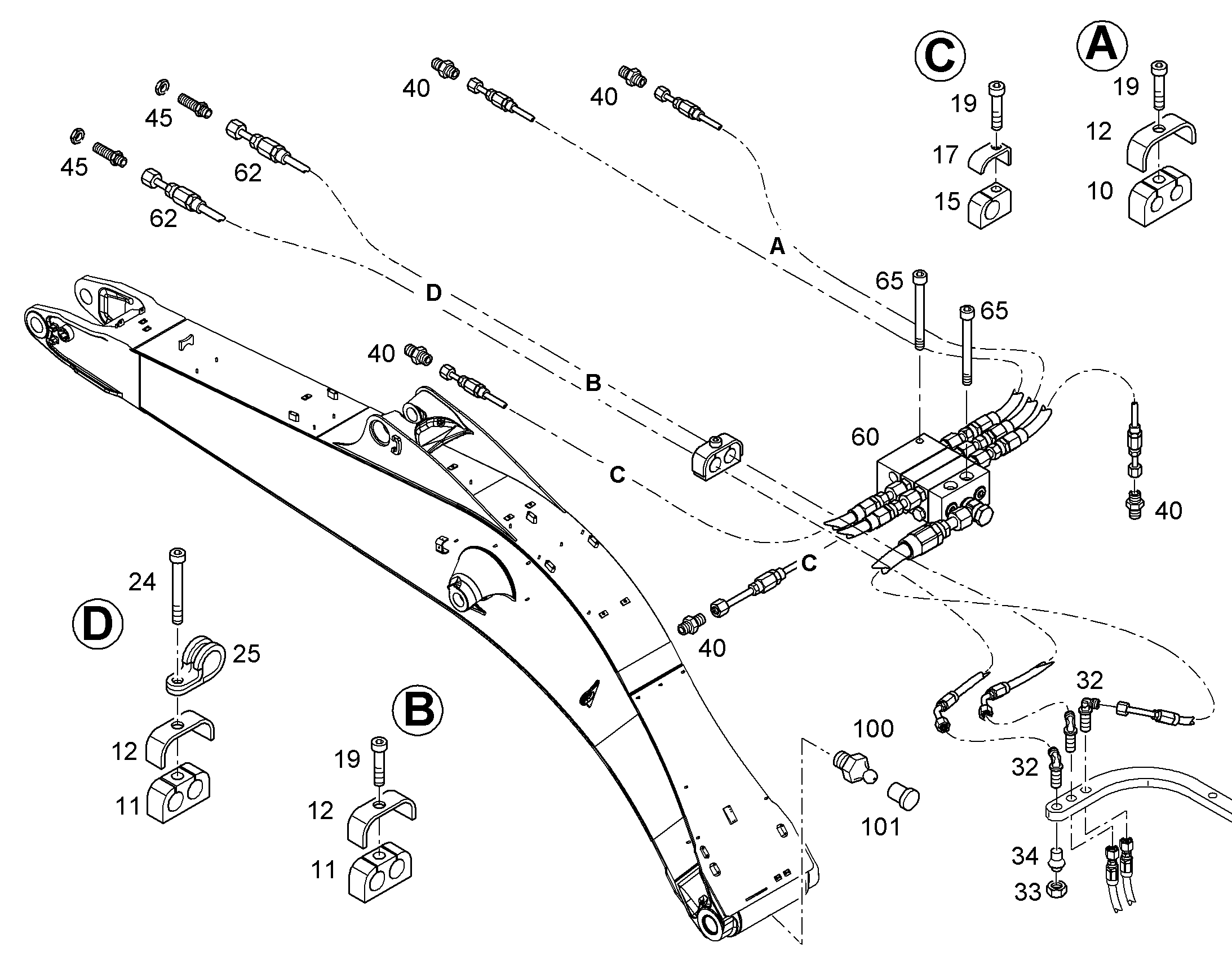 РАСПРЕДЕЛИТЕЛЬ MX-F 3/5 11450840 LIEBHERR