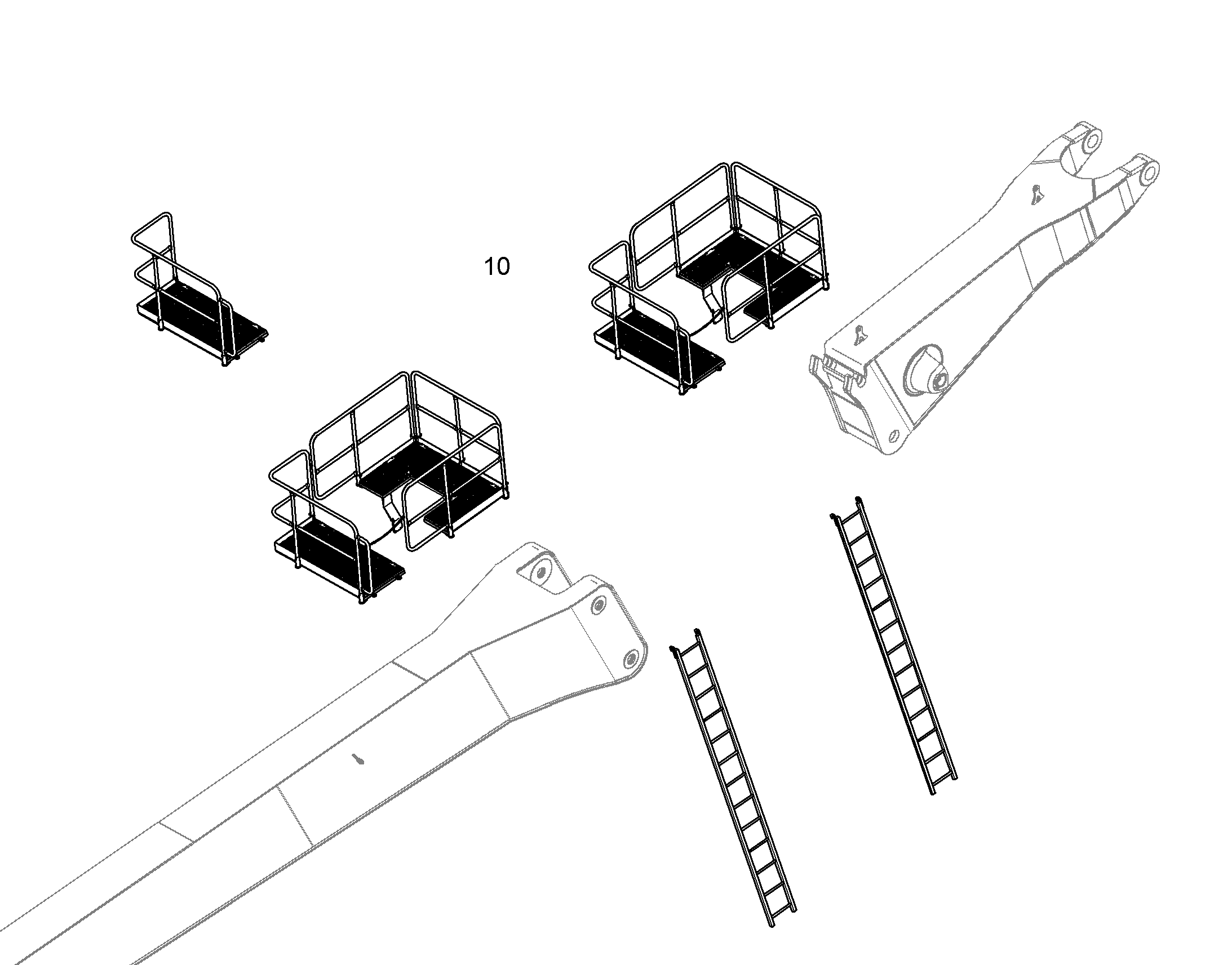 ПЛАТФОРМА 10381644 LIEBHERR