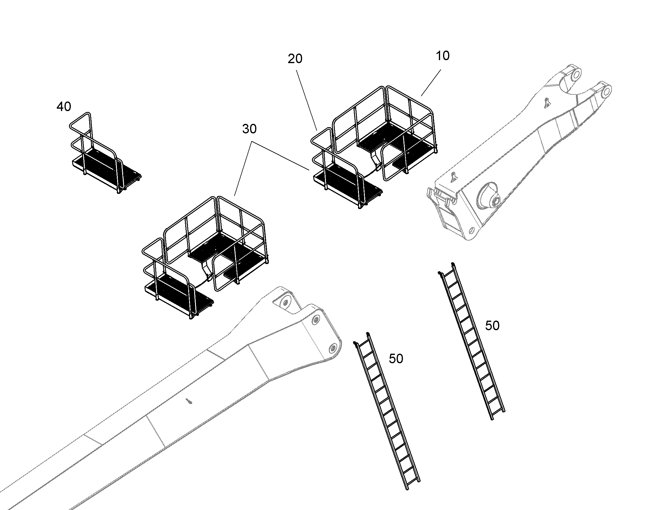 ПЛАТФОРМА 10381652 LIEBHERR