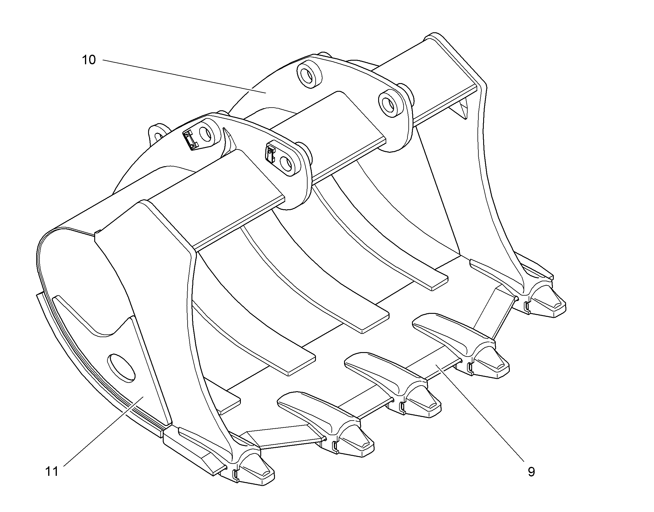 ЗАБРАЛО КОВША 10383845 LIEBHERR