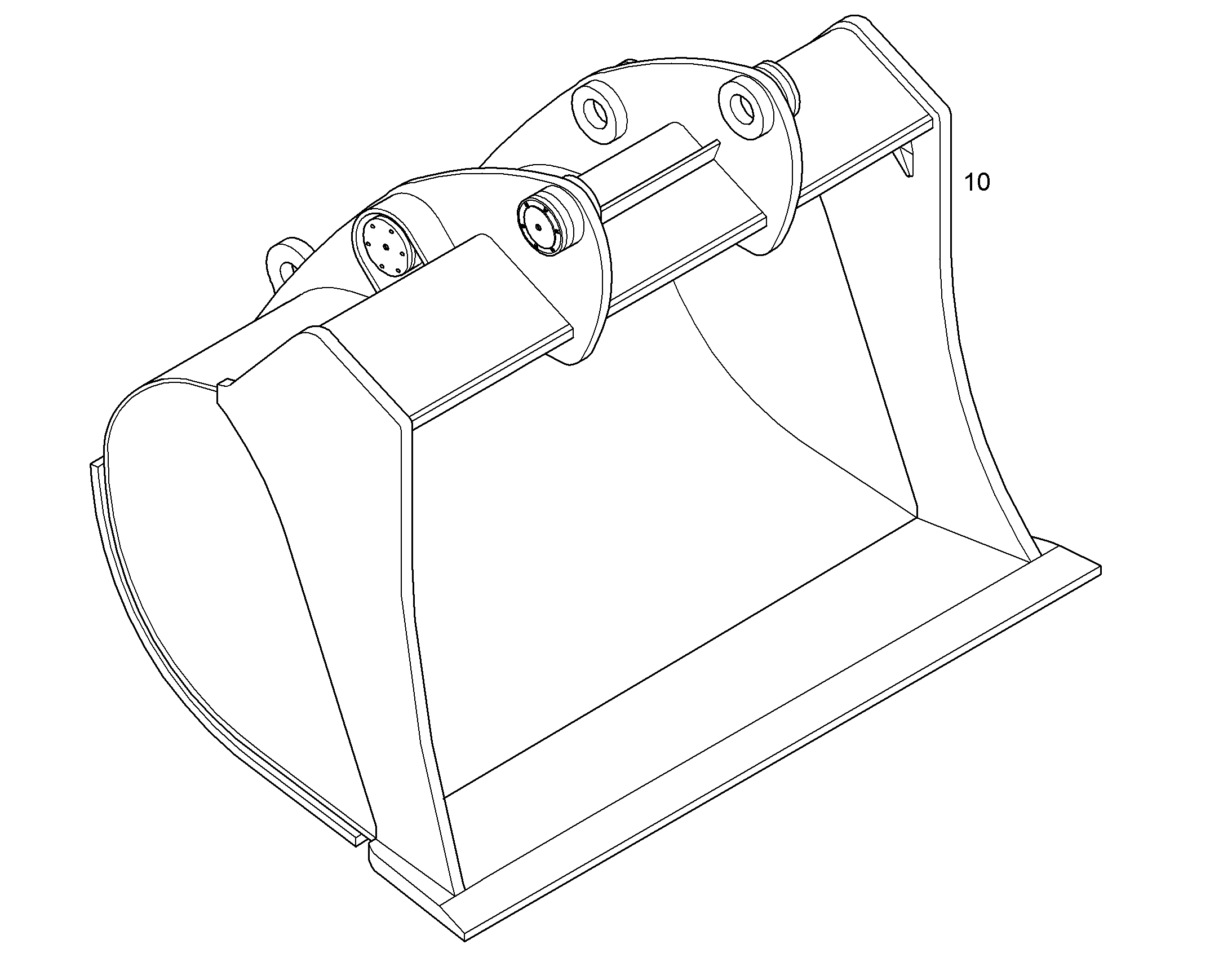 ЛОПАТА ОБРАТНАЯ 10384341 LIEBHERR