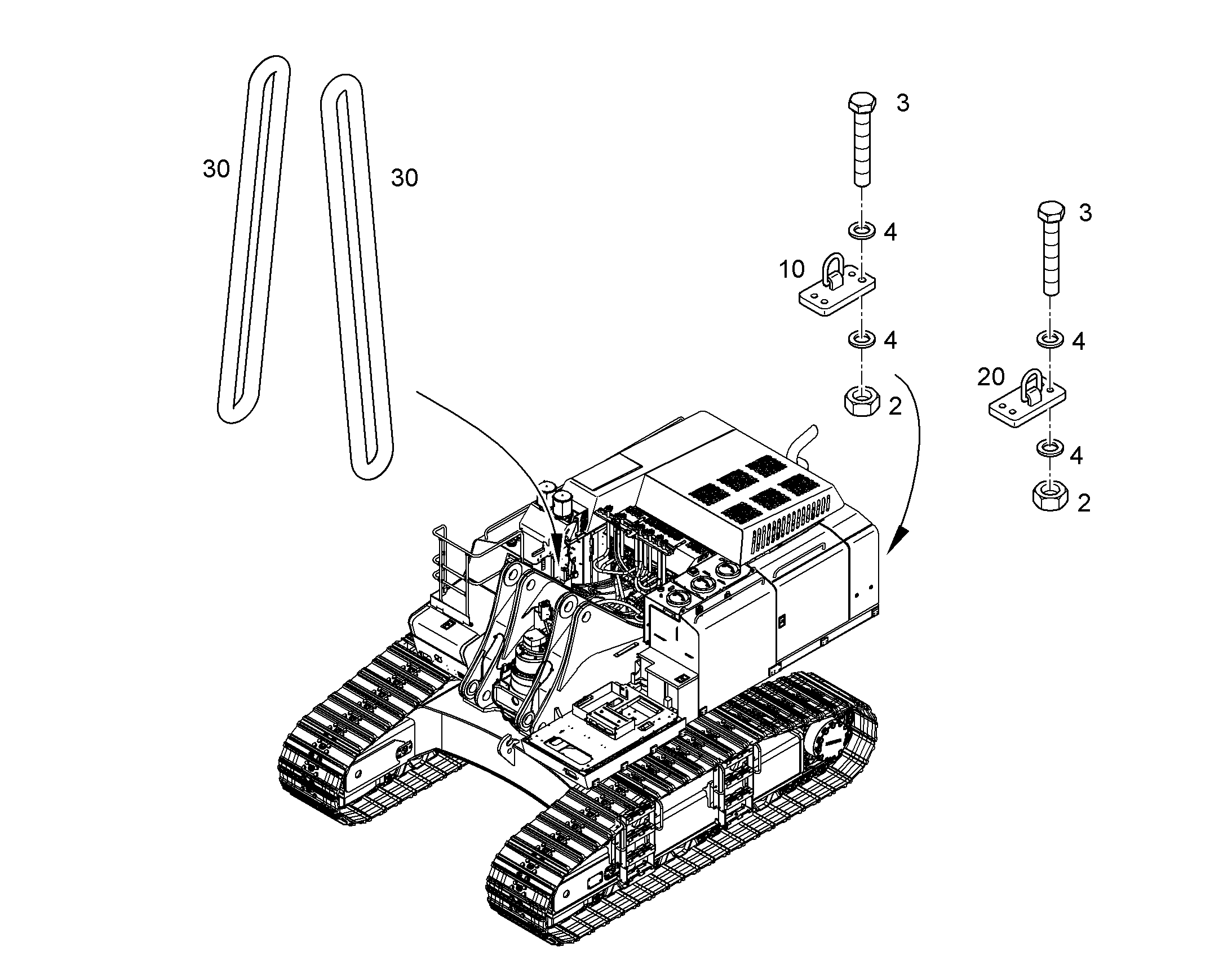 ПЕТЛЯ 10488390 LIEBHERR