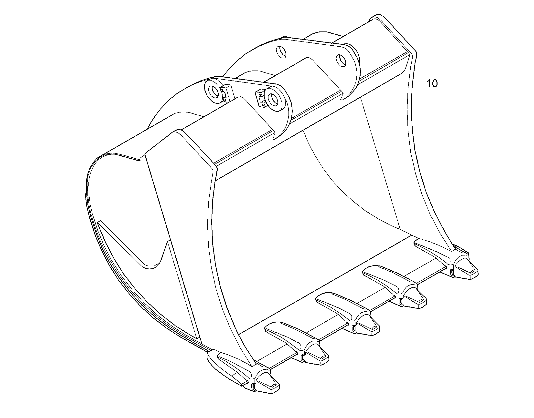 ЛОПАТА ОБРАТНАЯ HDL 10383437 LIEBHERR