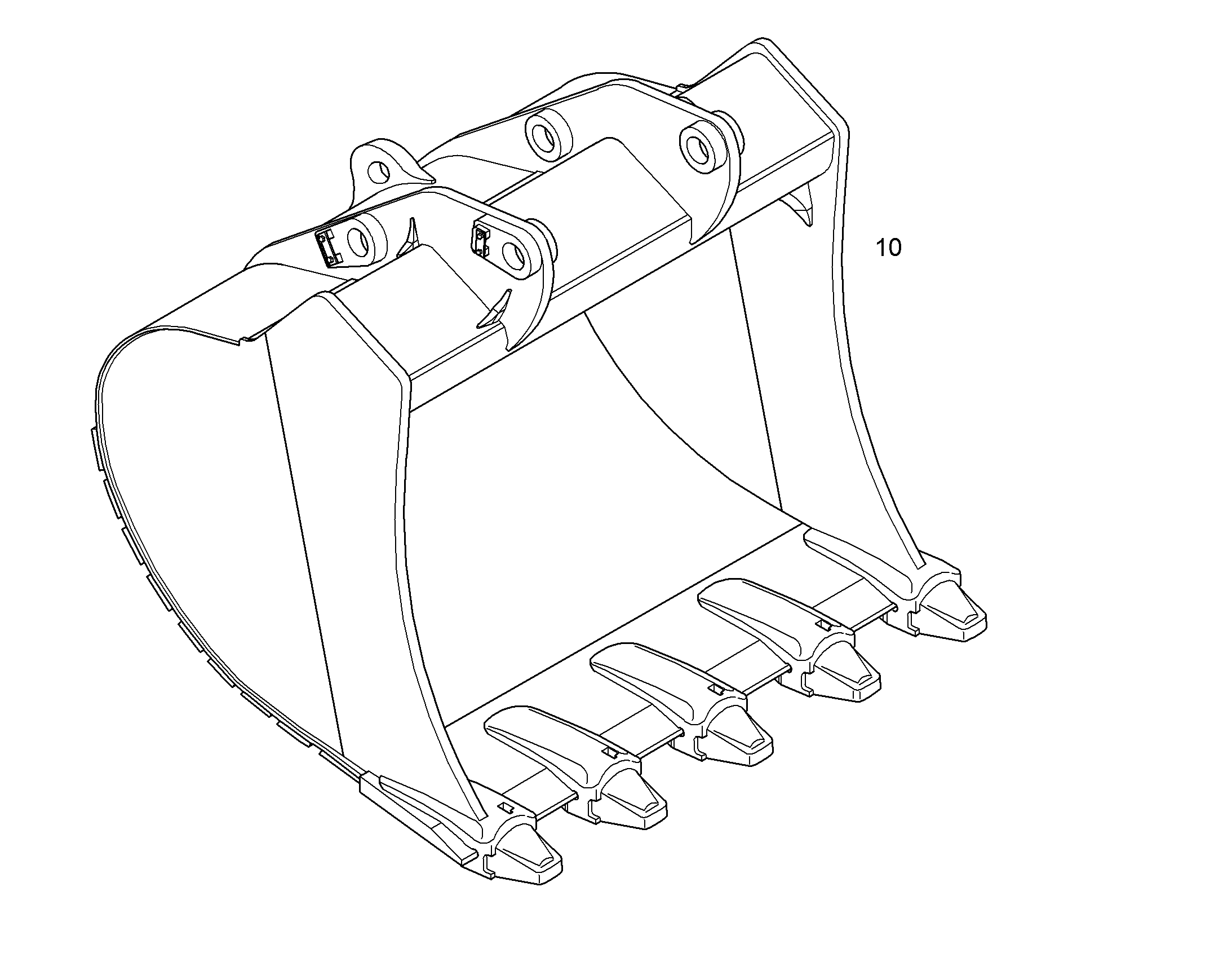 ЛОПАТА ОБРАТНАЯ 10385133 LIEBHERR