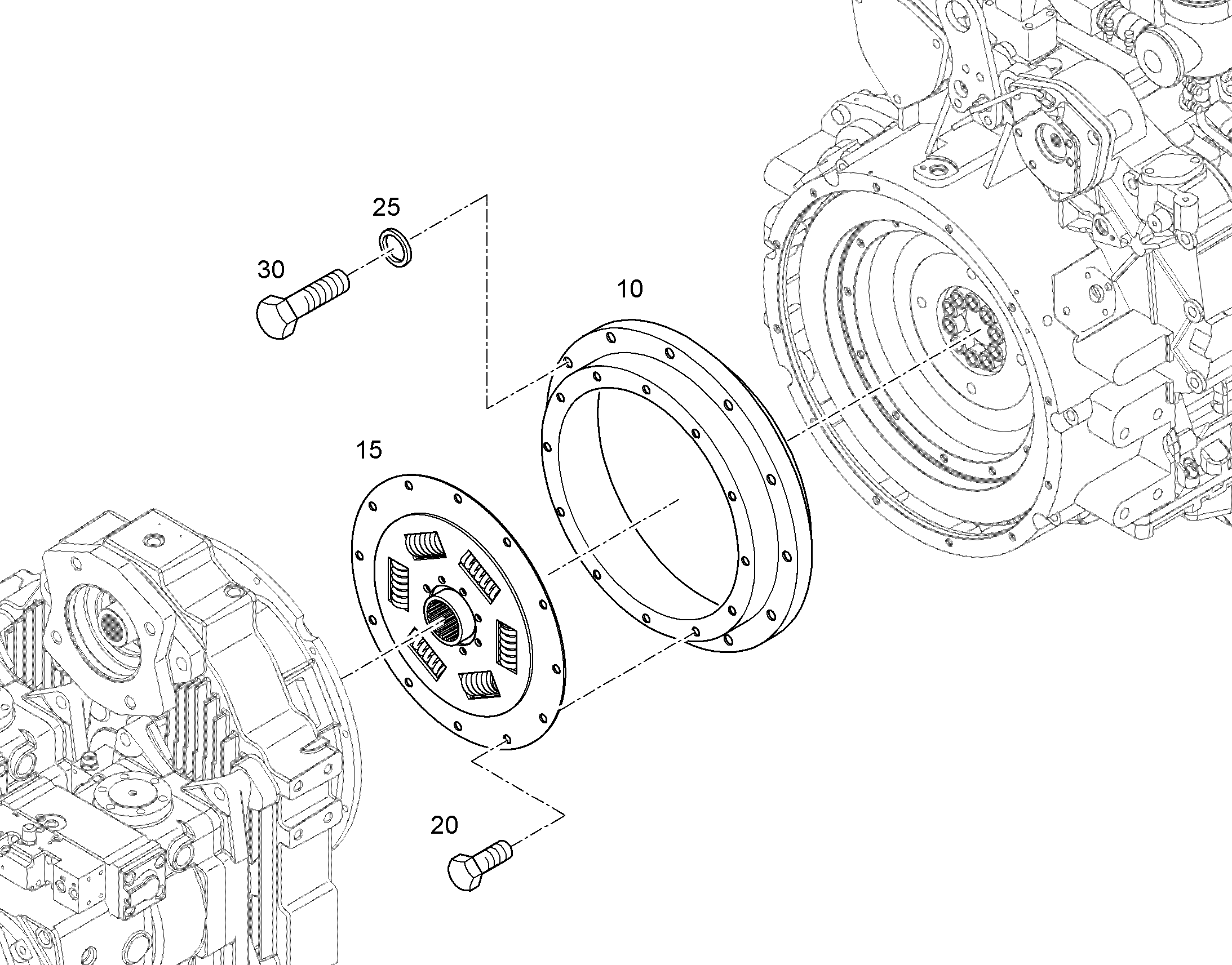 ПРОМЕЖУТОЧНОЕ КОЛЬЦО 10384597 LIEBHERR