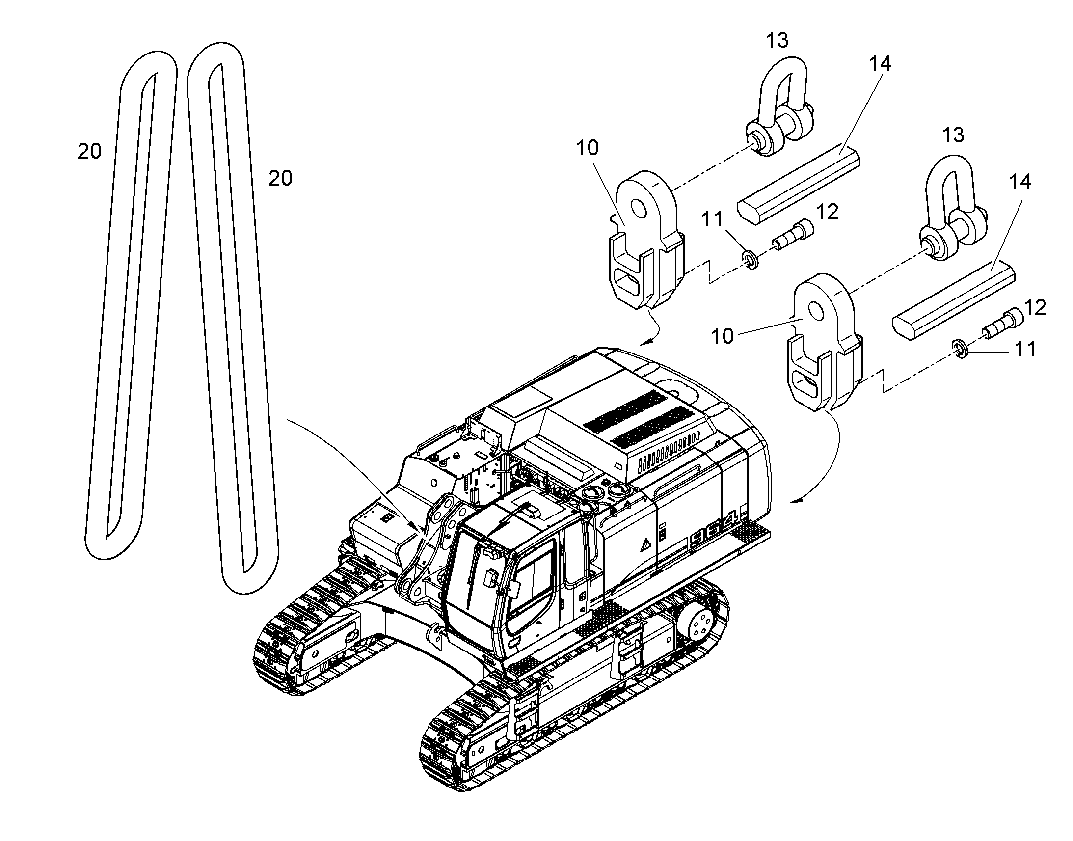 ПЕТЛЯ 10476023 LIEBHERR