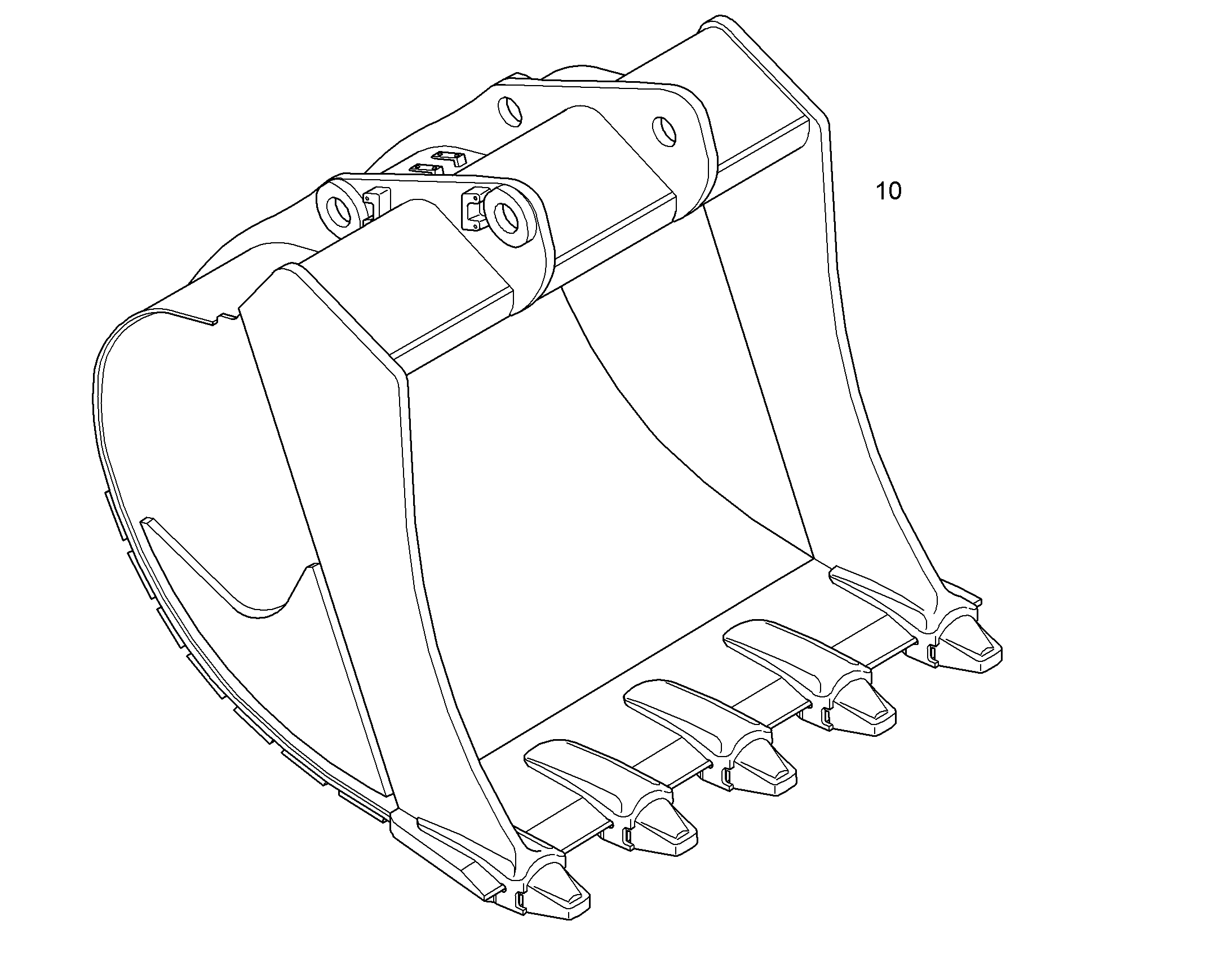 ЛОПАТА ОБРАТНАЯ HDL 10367870 LIEBHERR