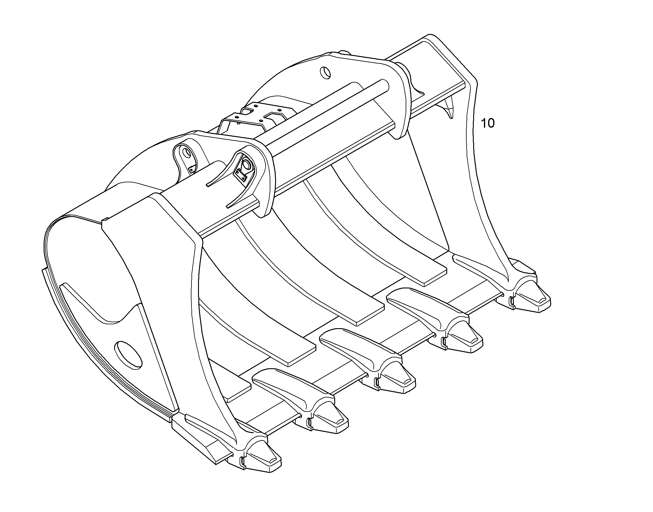 ЛОПАТА ОБРАТНАЯ HD 10385315 LIEBHERR