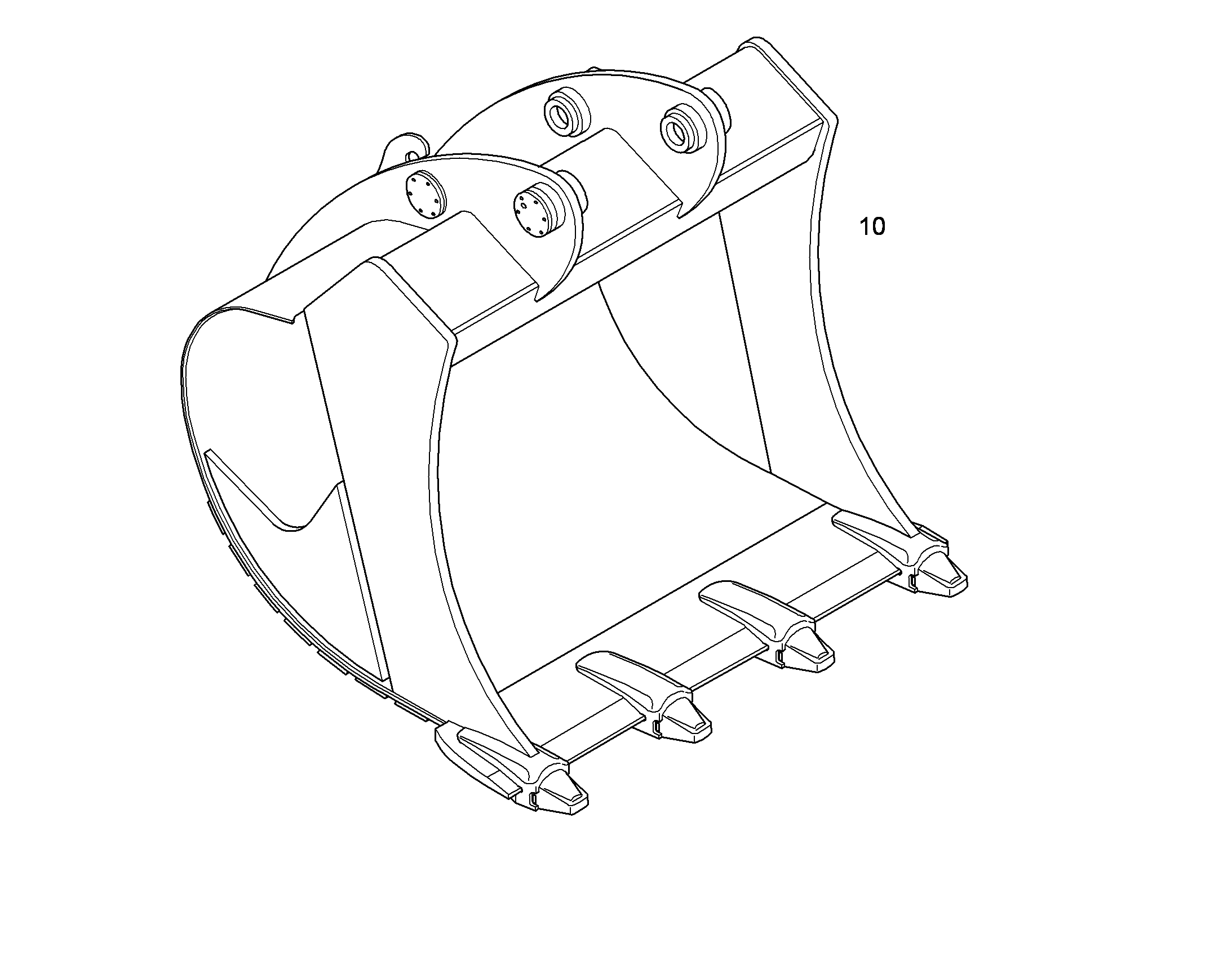 ЛОПАТА ОБРАТНАЯ HDL 10386140 LIEBHERR