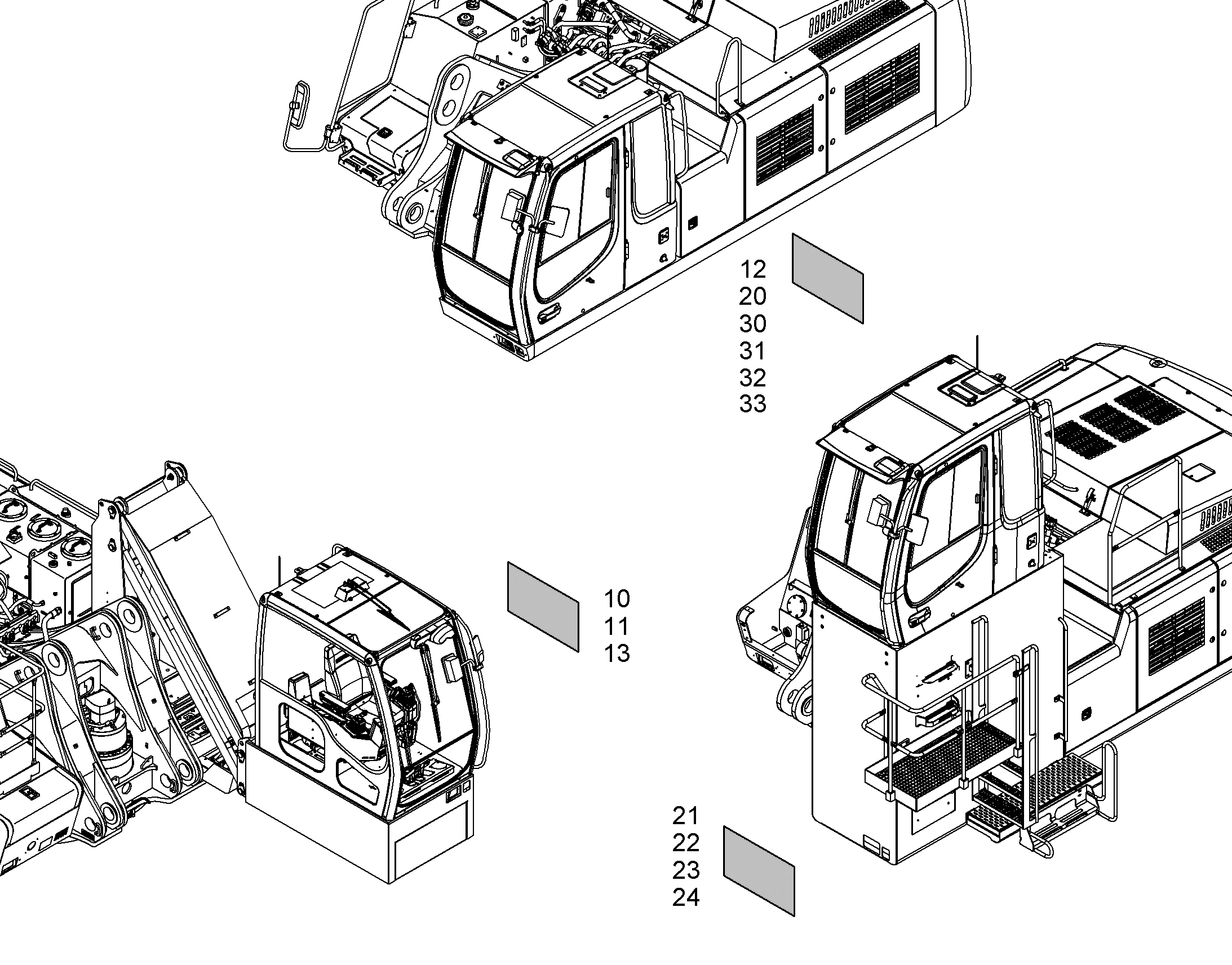 ТАБЛИЧКИ ТИП ЭКСКАВАТОРА 10385533 LIEBHERR