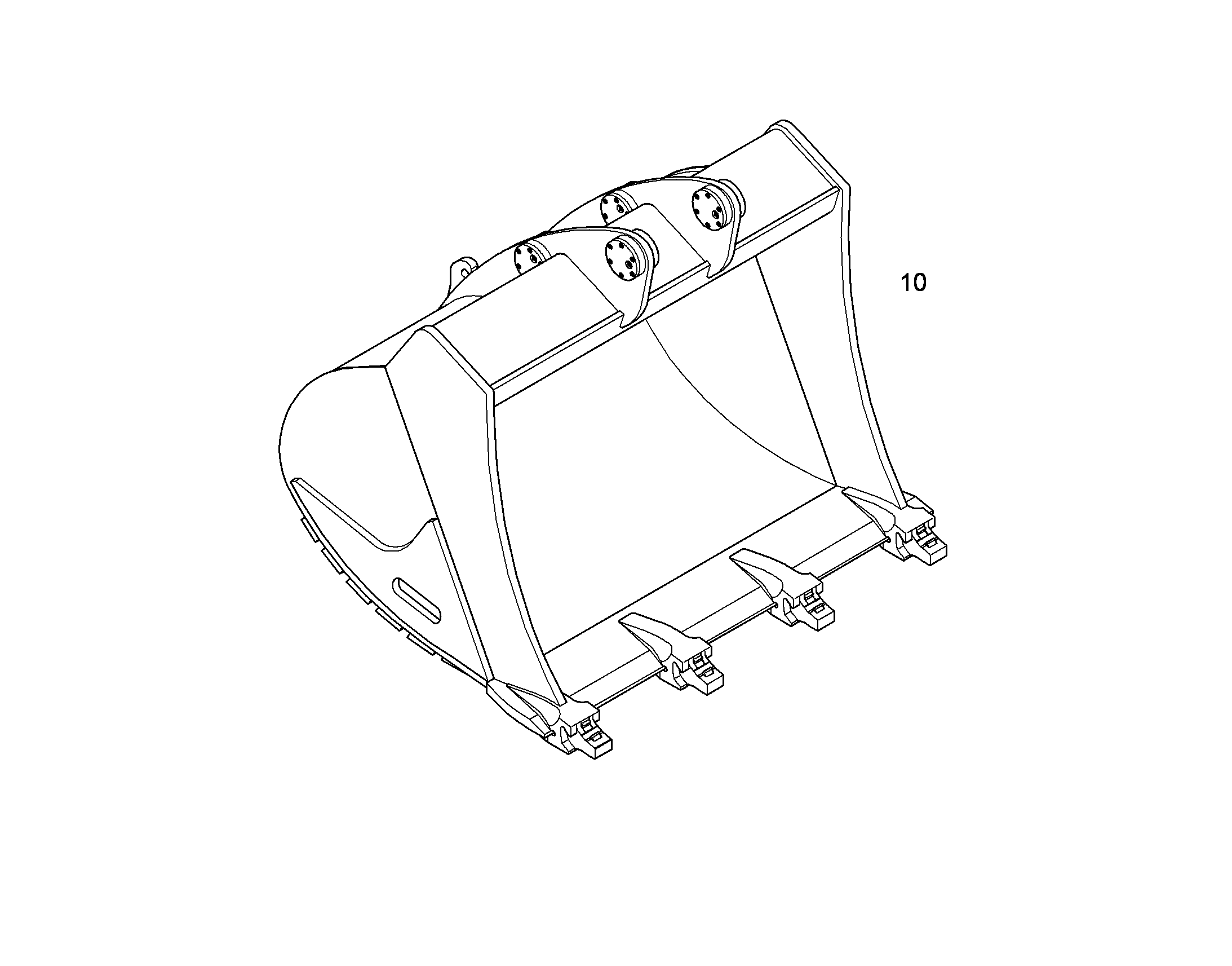 ЛОПАТА ОБРАТНАЯ HDL 10388194 LIEBHERR