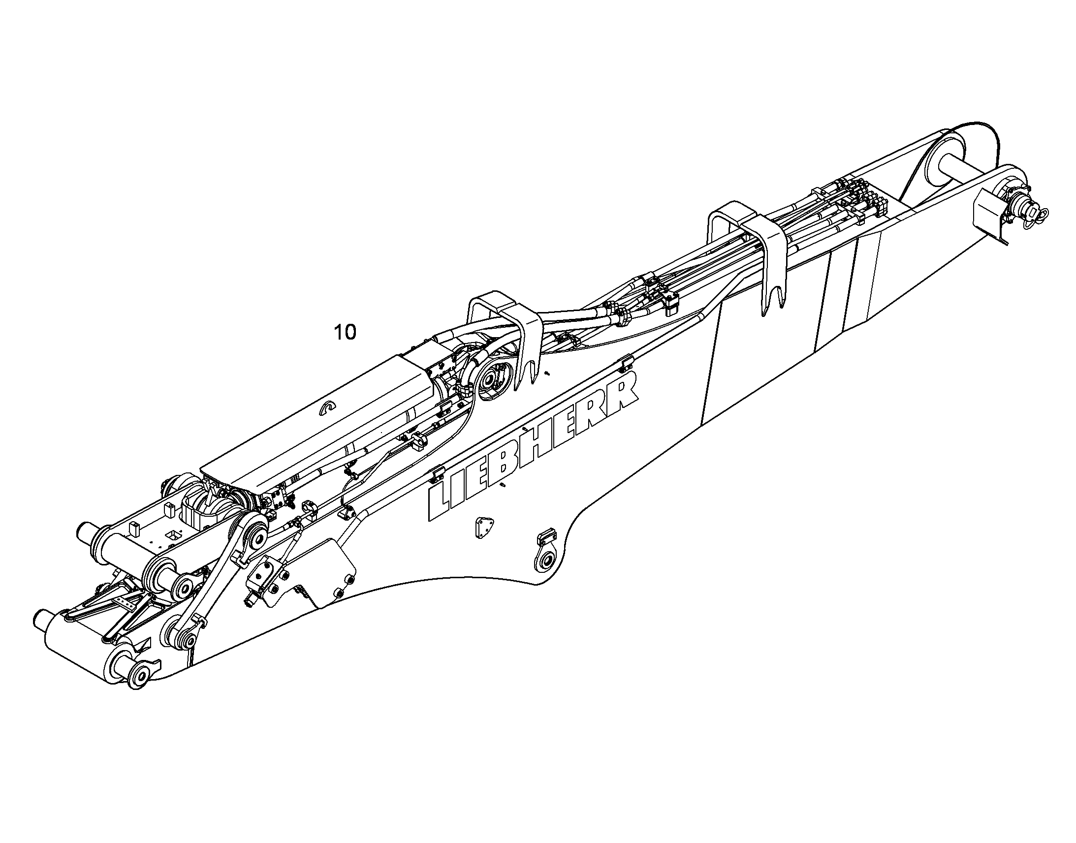 СТЕРЖЕНЬ ДЛЯ СНОСА 7,00M 10386009 LIEBHERR