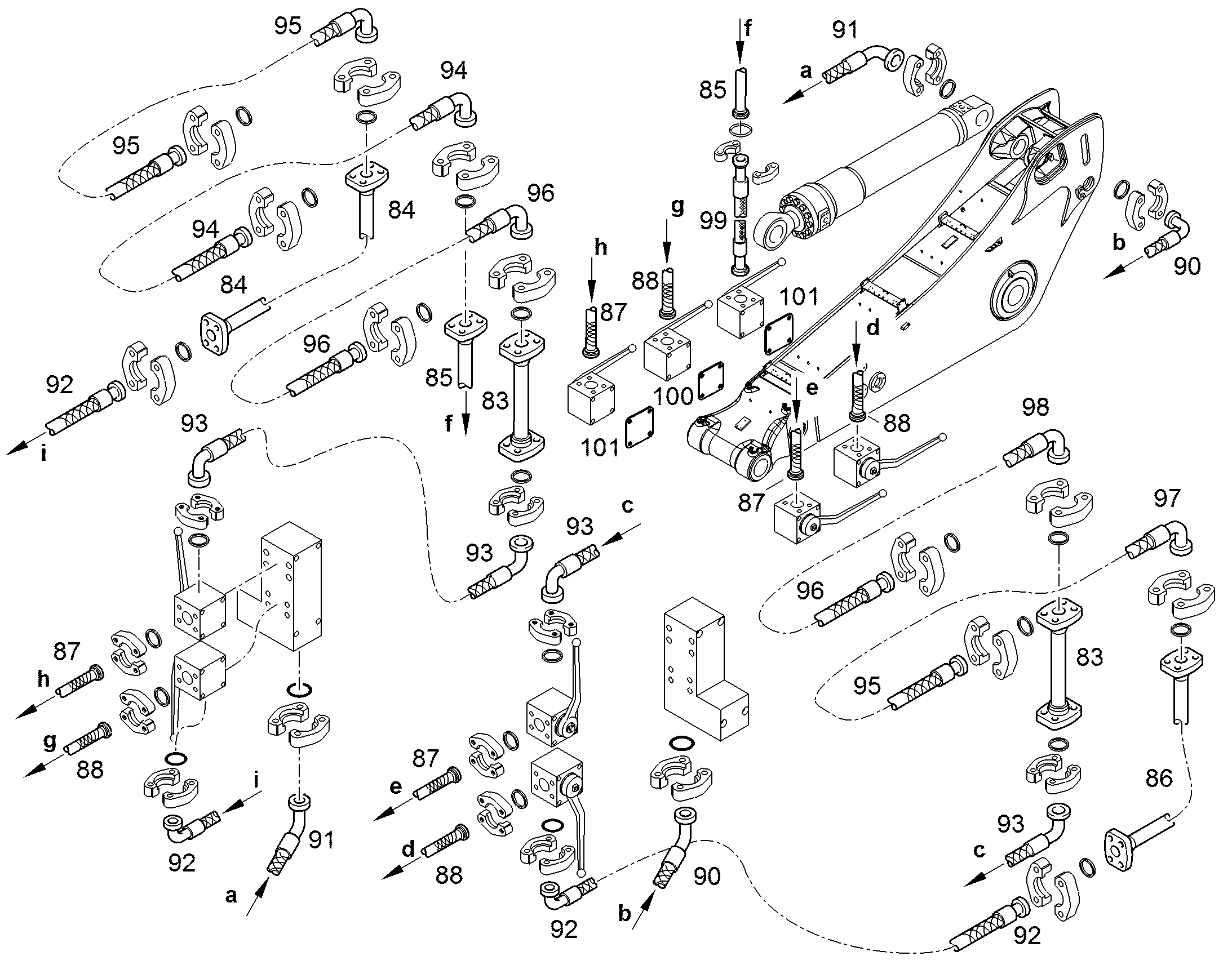 ШЛАНГ 40X2620 10664846 LIEBHERR