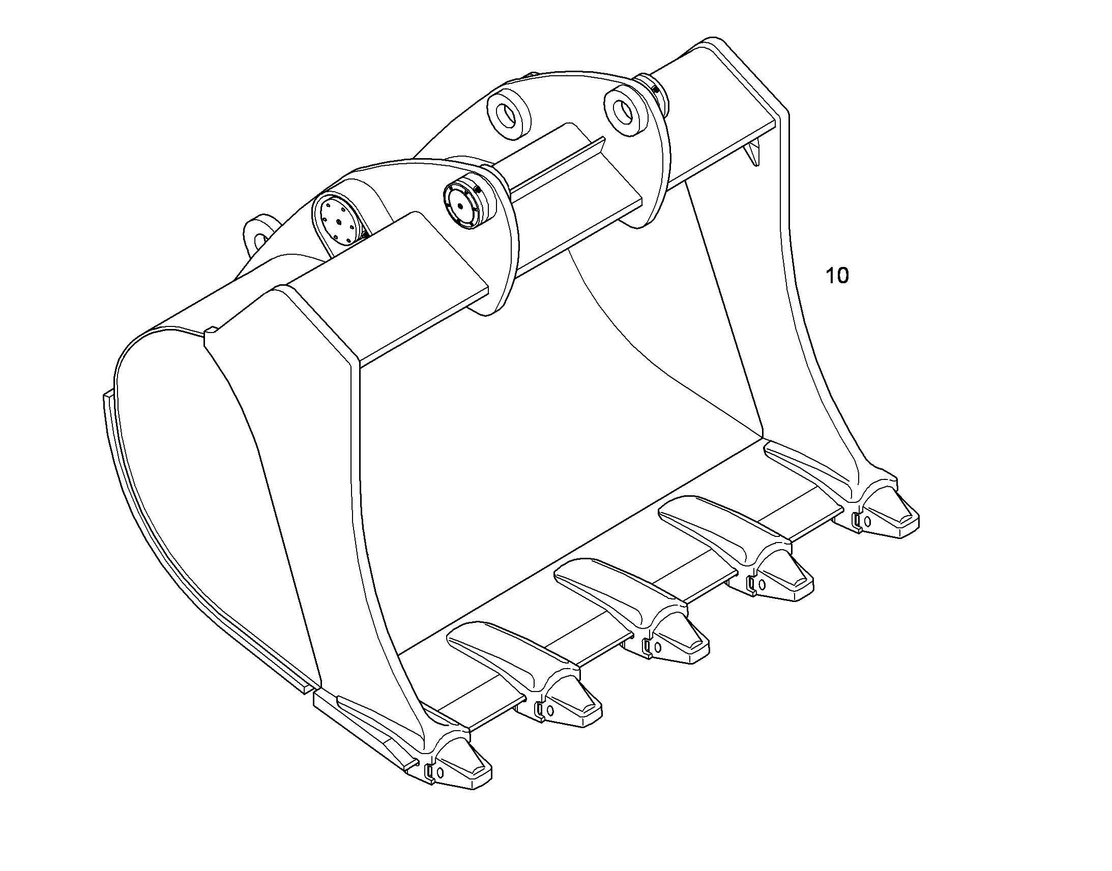 ЛОПАТА ОБРАТНАЯ 10393261 LIEBHERR