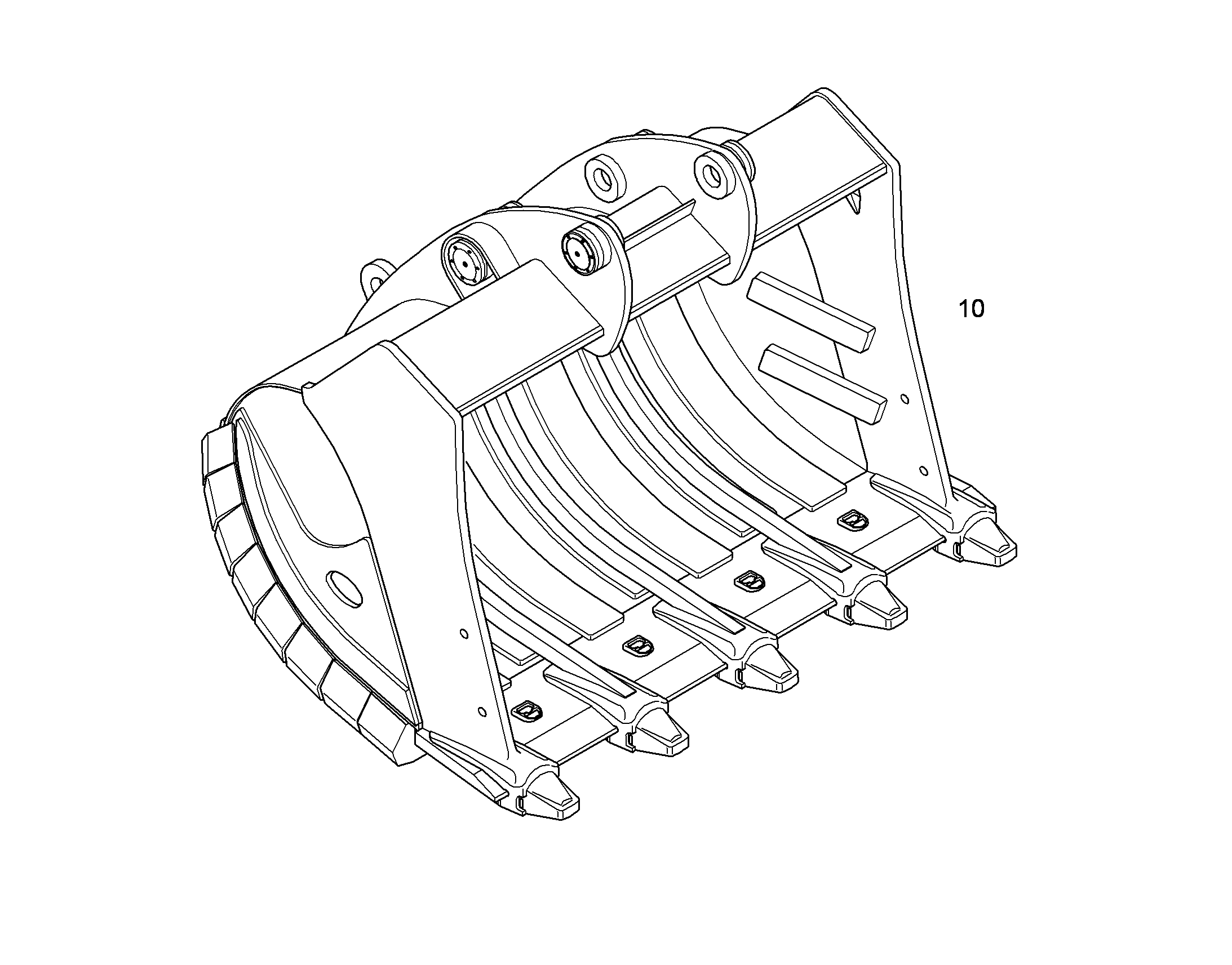 ЛОПАТА ОБРАТНАЯ HDV 10390222 LIEBHERR