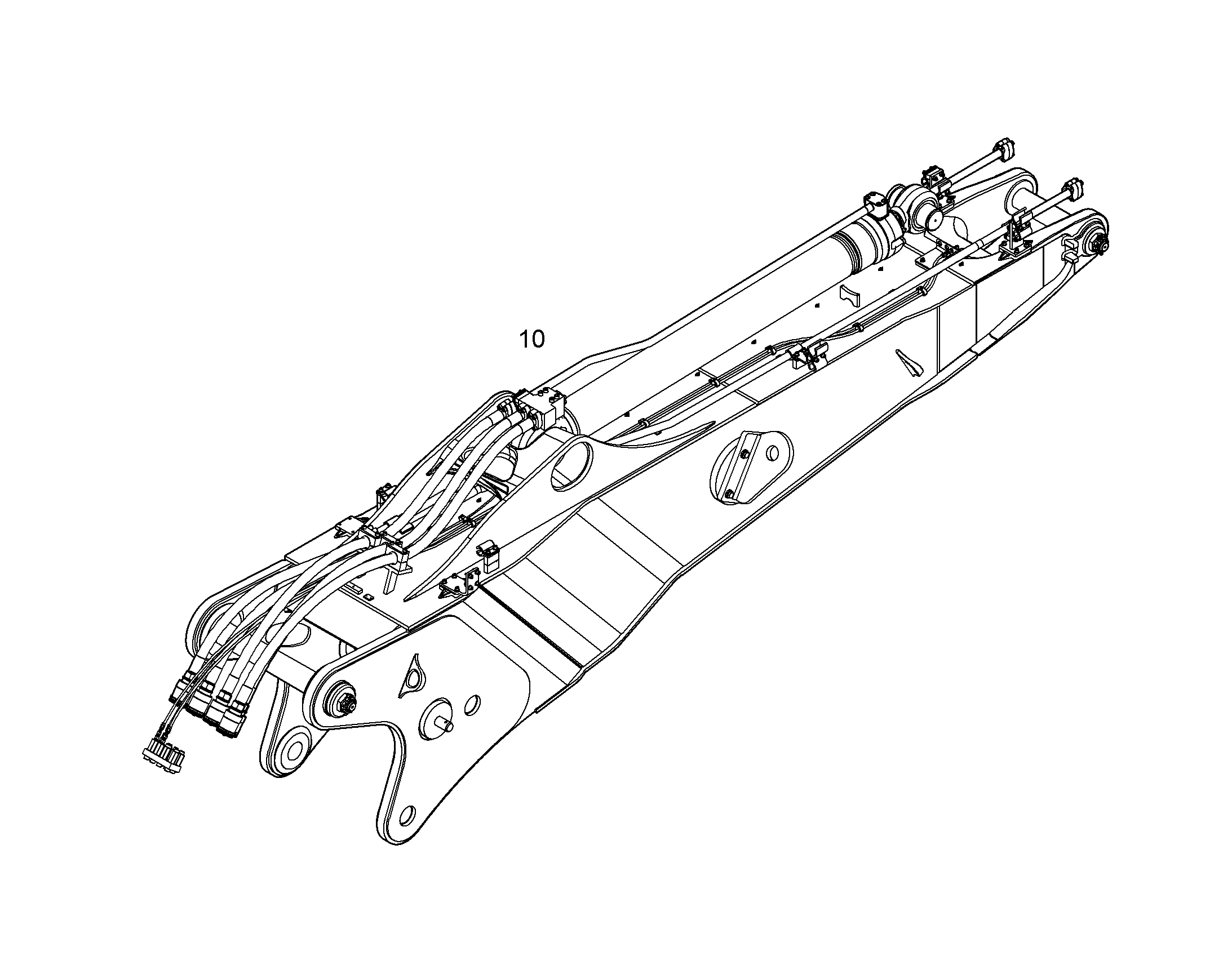 ПРОВОДКА МОНТАЖ AHS 10378393 LIEBHERR