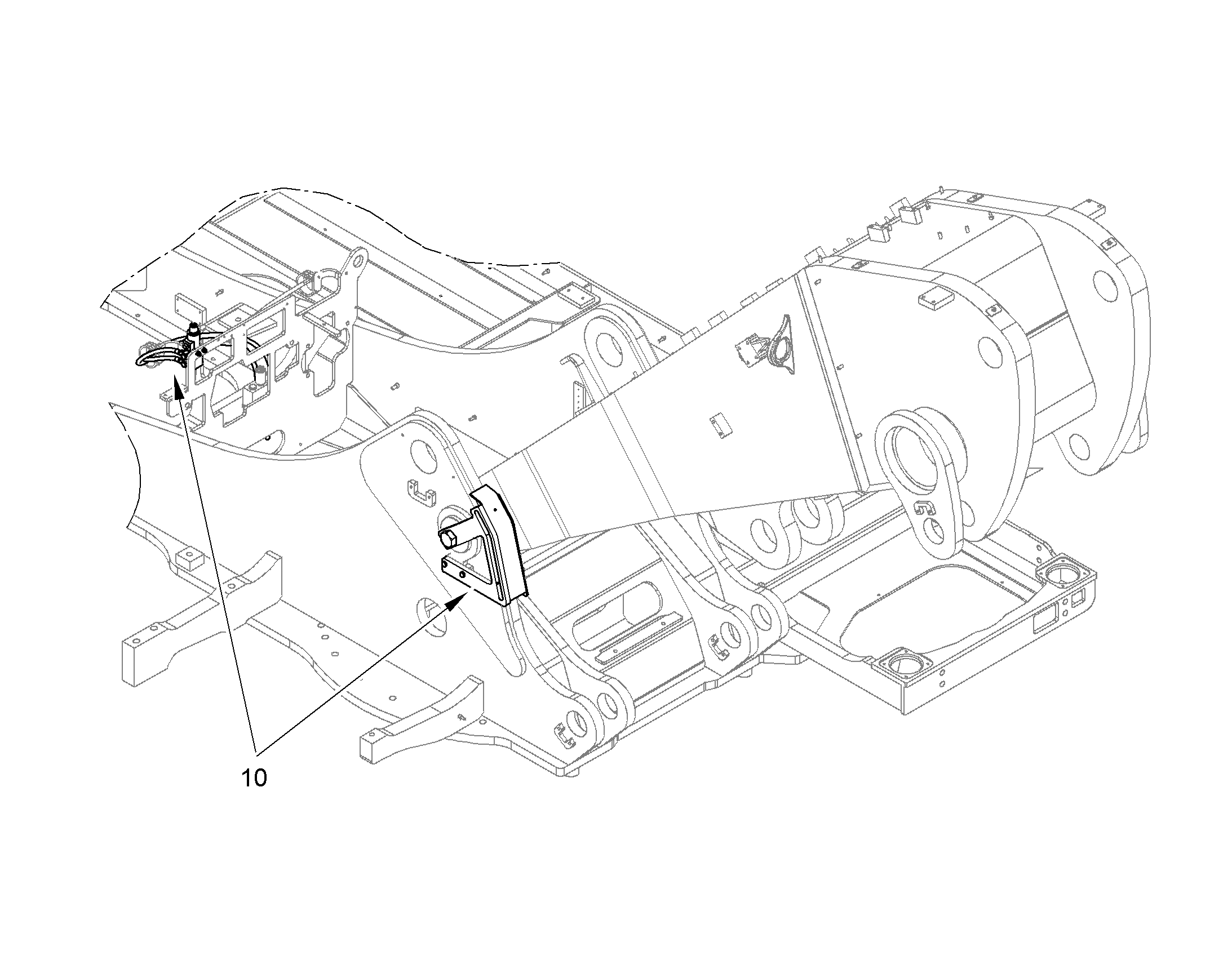 ОГРАНИЧ. ПОДЪЕМА ПОВ. СТРЕЛЫ 10383067 LIEBHERR