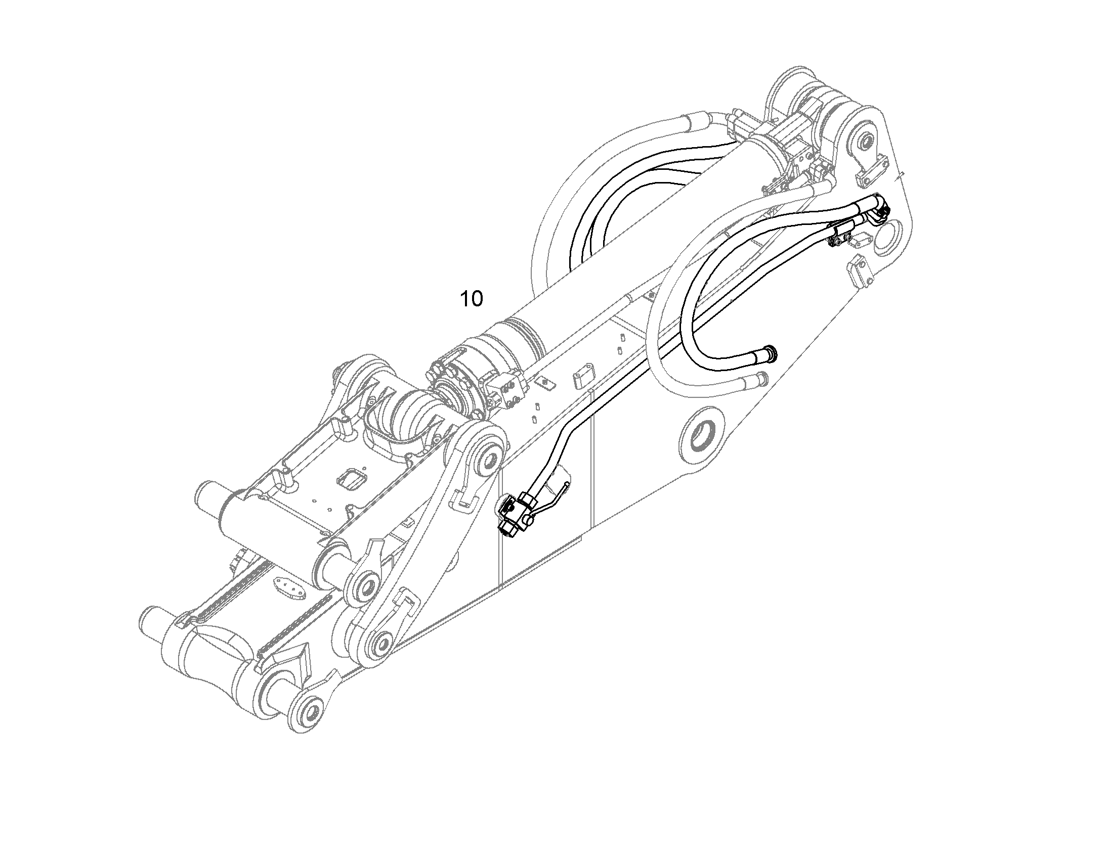 ПРОВОДКА МОНТАЖ AHS 10381821 LIEBHERR