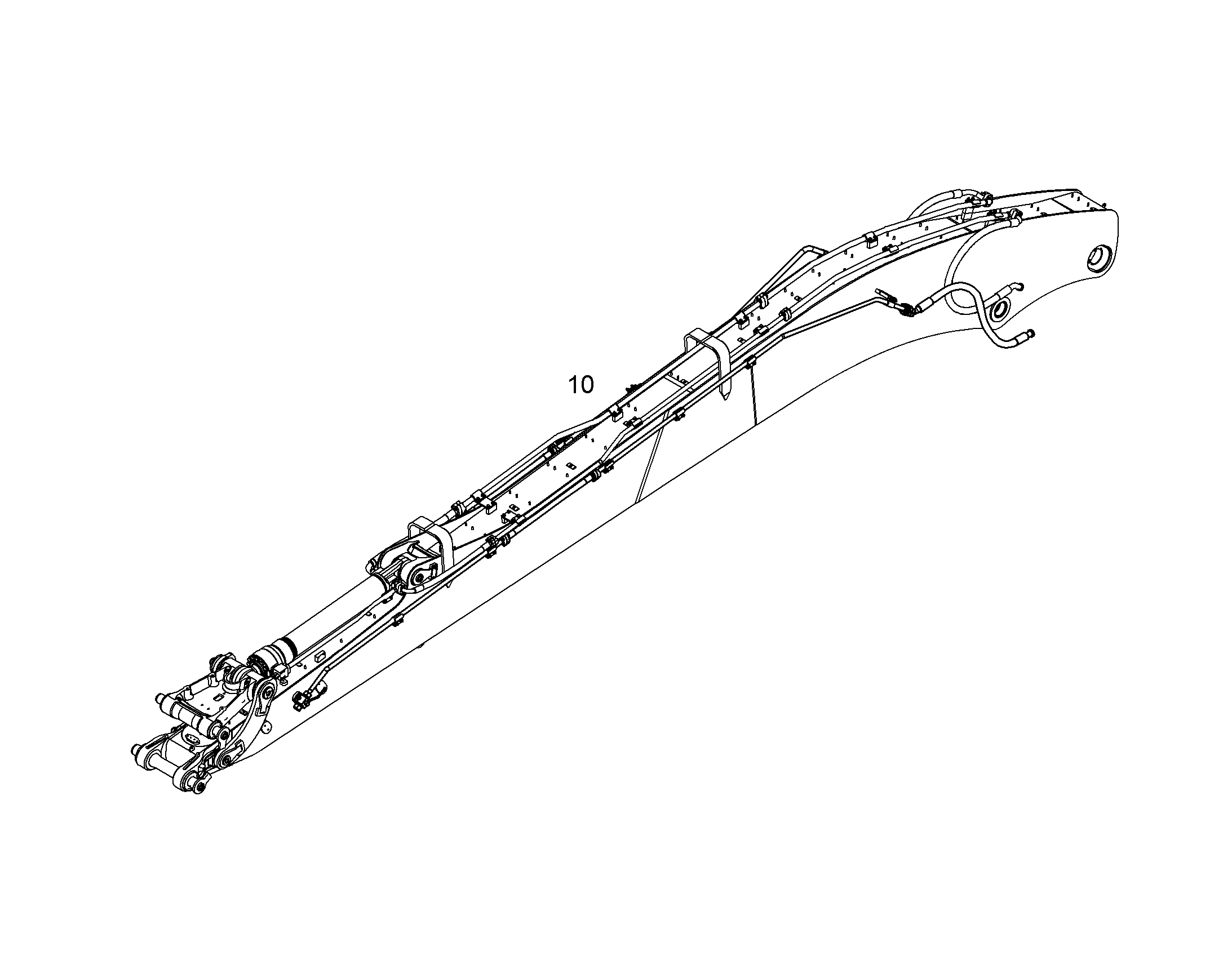 ПРОВОДКА МОНТАЖ AHS 10384902 LIEBHERR