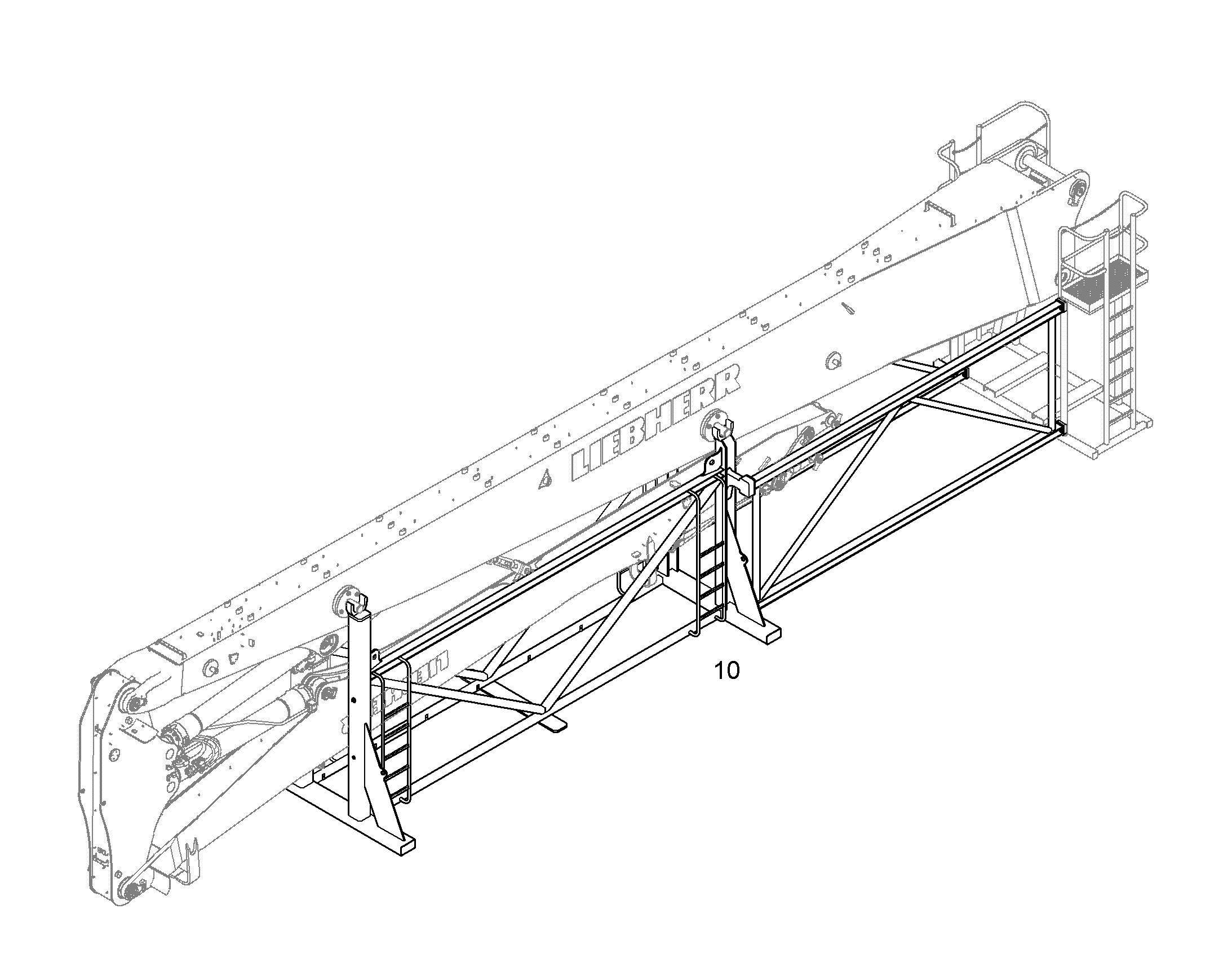 УСТР-ВО Д.ХРАН. С ЛЕСТНИЦЕЙ 10375335 LIEBHERR