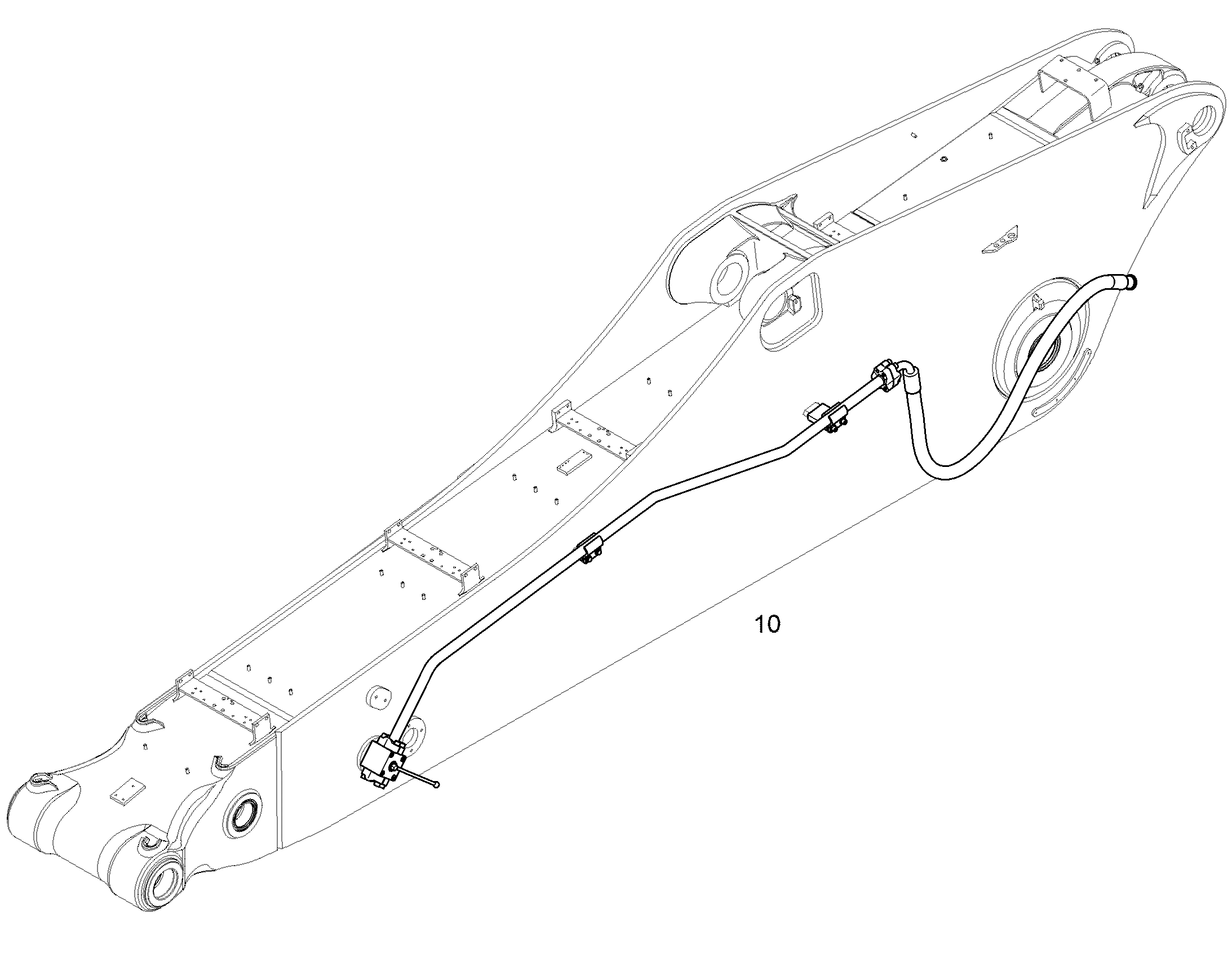 ПРОВОДКА МОНТАЖ AHS 10386916 LIEBHERR