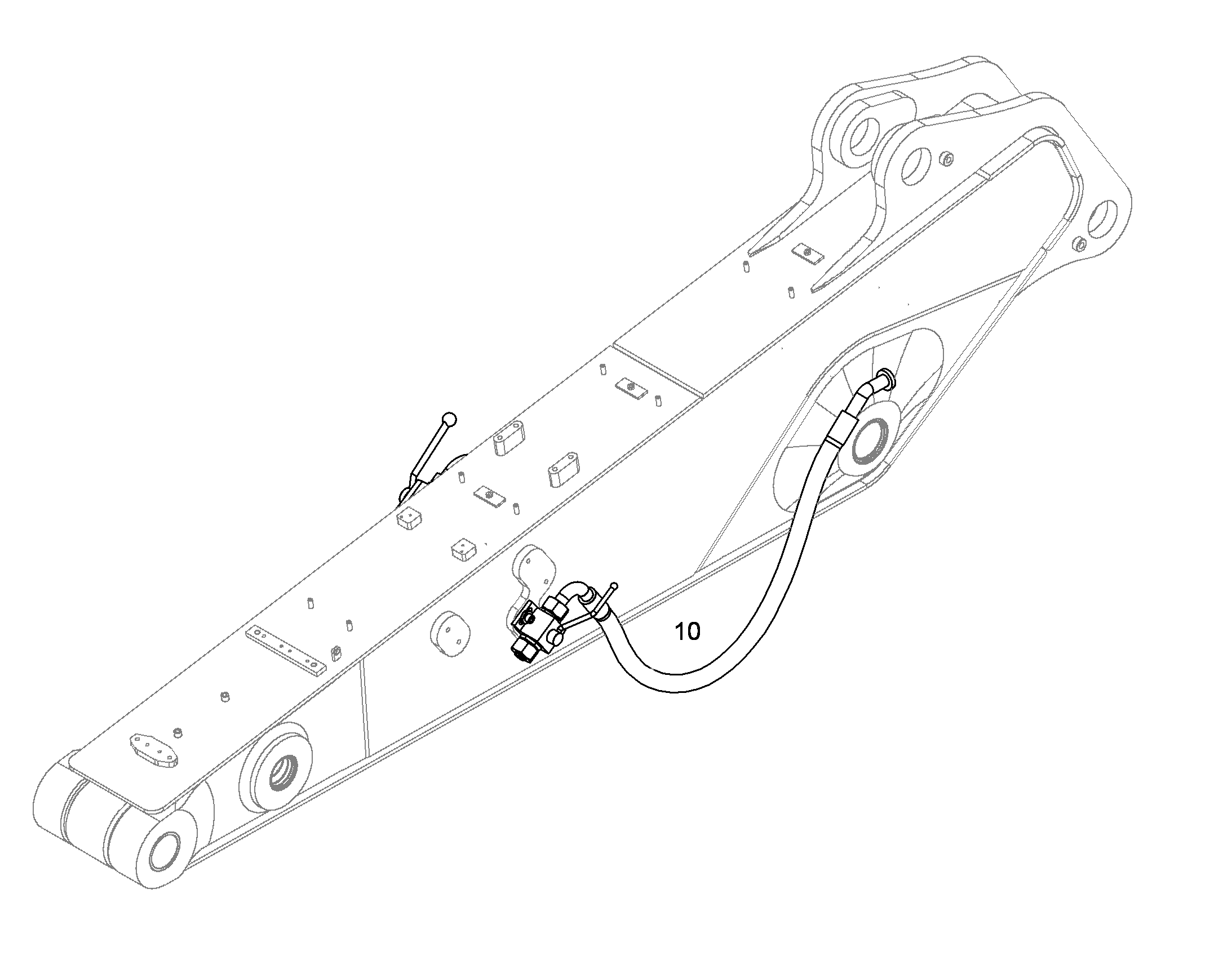 ПРОВОДКА МОНТАЖ AHS 10368075 LIEBHERR