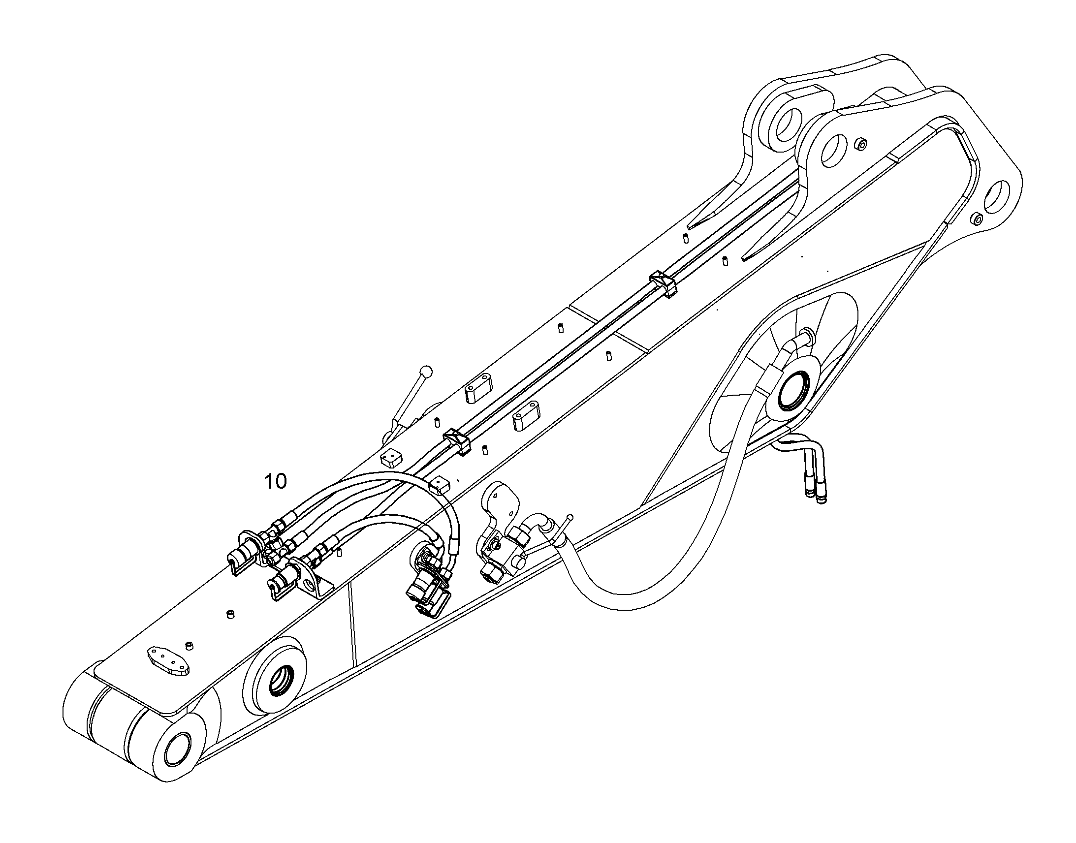 ПРОВОДКА ПРИВОД МЕХ. ПОВОРОТА 10368081 LIEBHERR