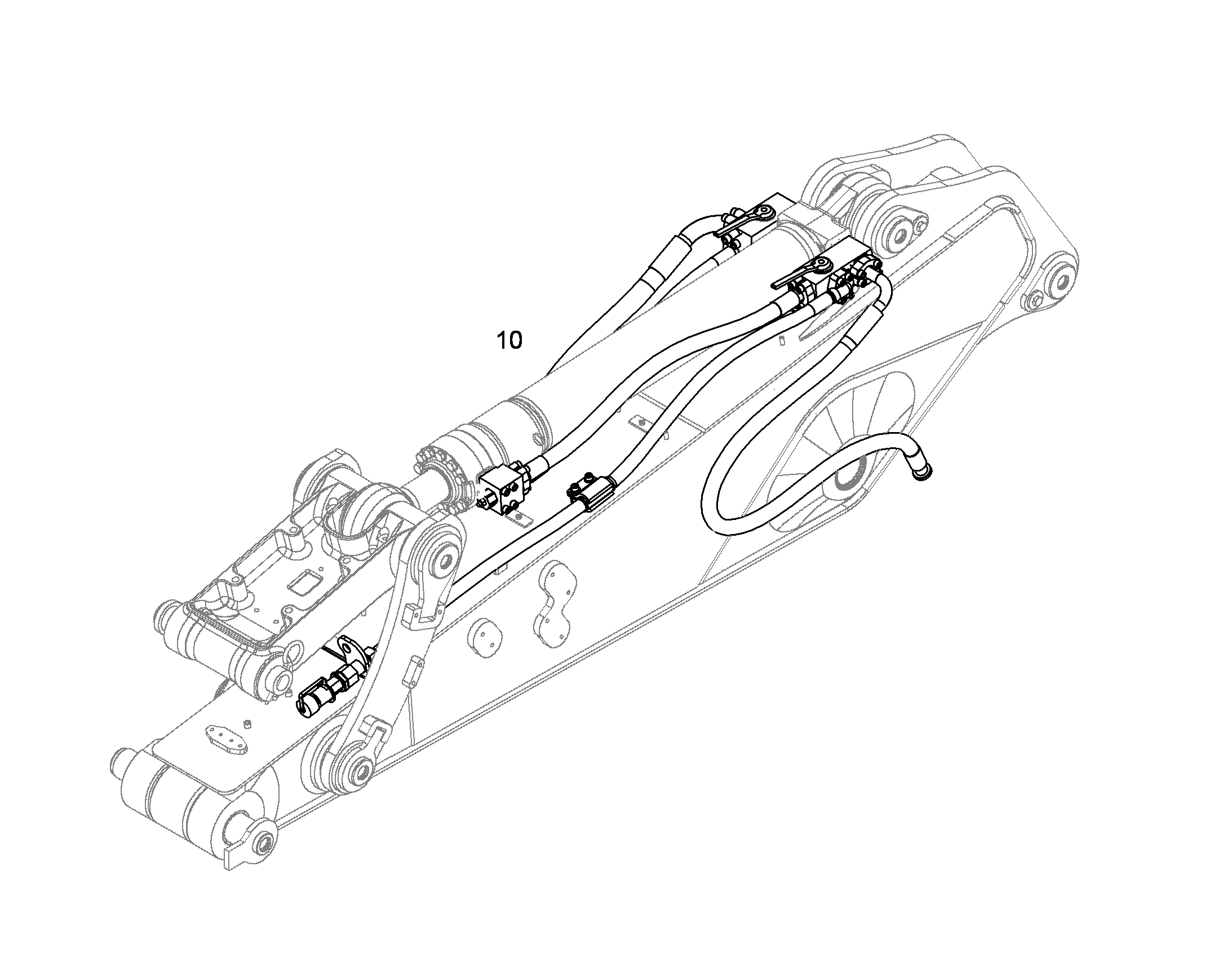 ПРОВОДКА ПРИВОД ГРЕЙФЕРА 10368083 LIEBHERR