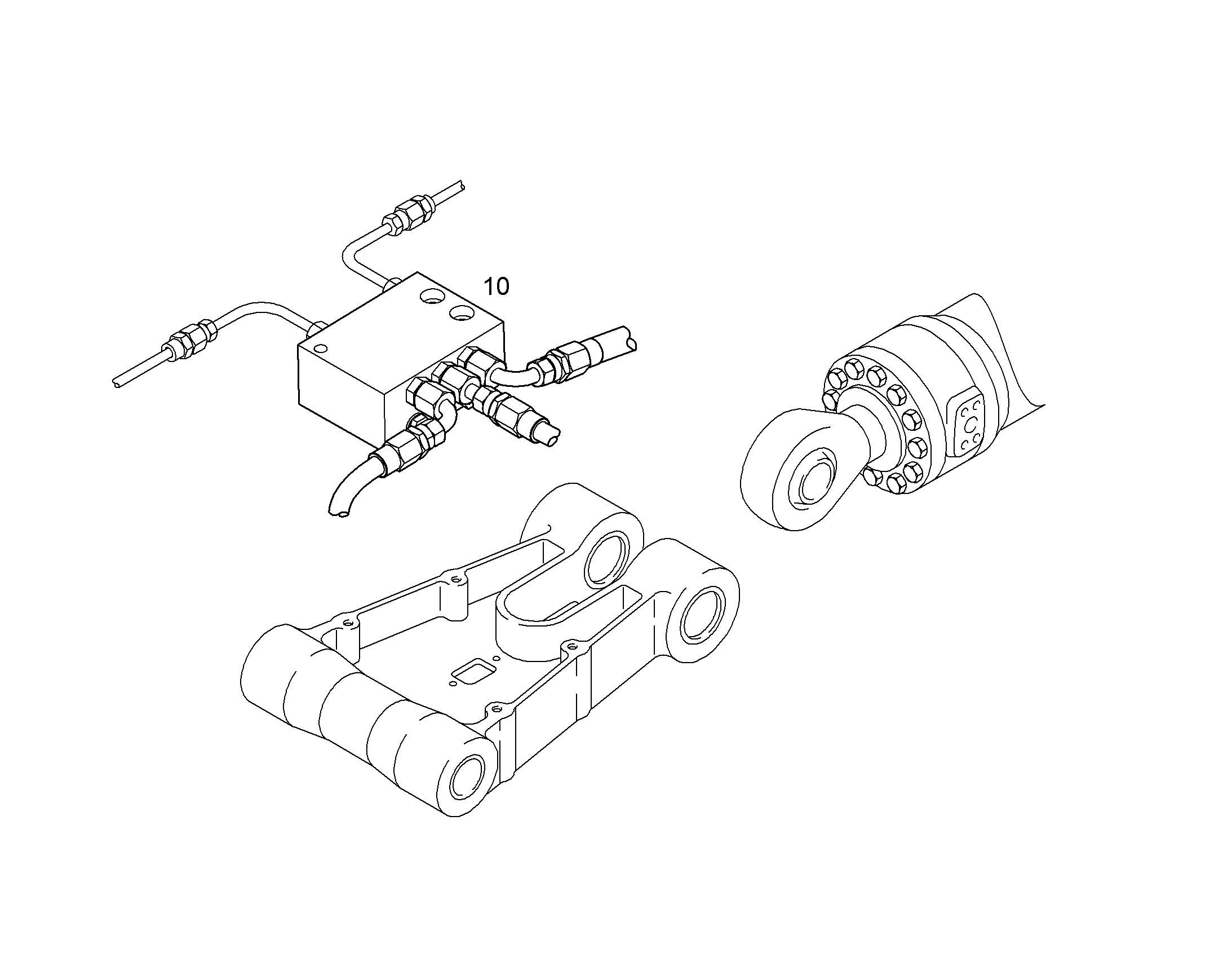 СМАЗОЧНЫЕ ЛИНИИ ДЛЯ НАКЛАДОК 10854573 LIEBHERR
