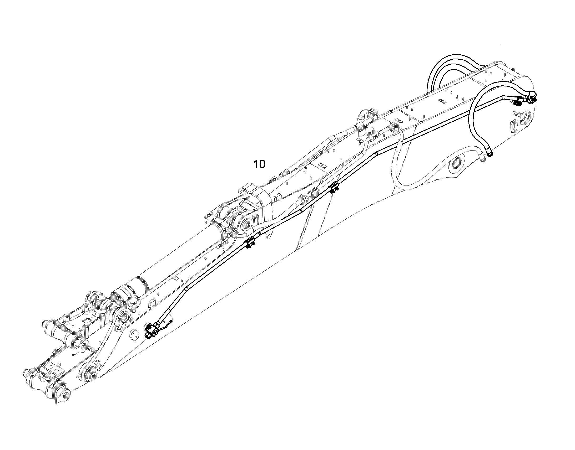 ПРОВОДКА МОНТАЖ AHS 10840221 LIEBHERR