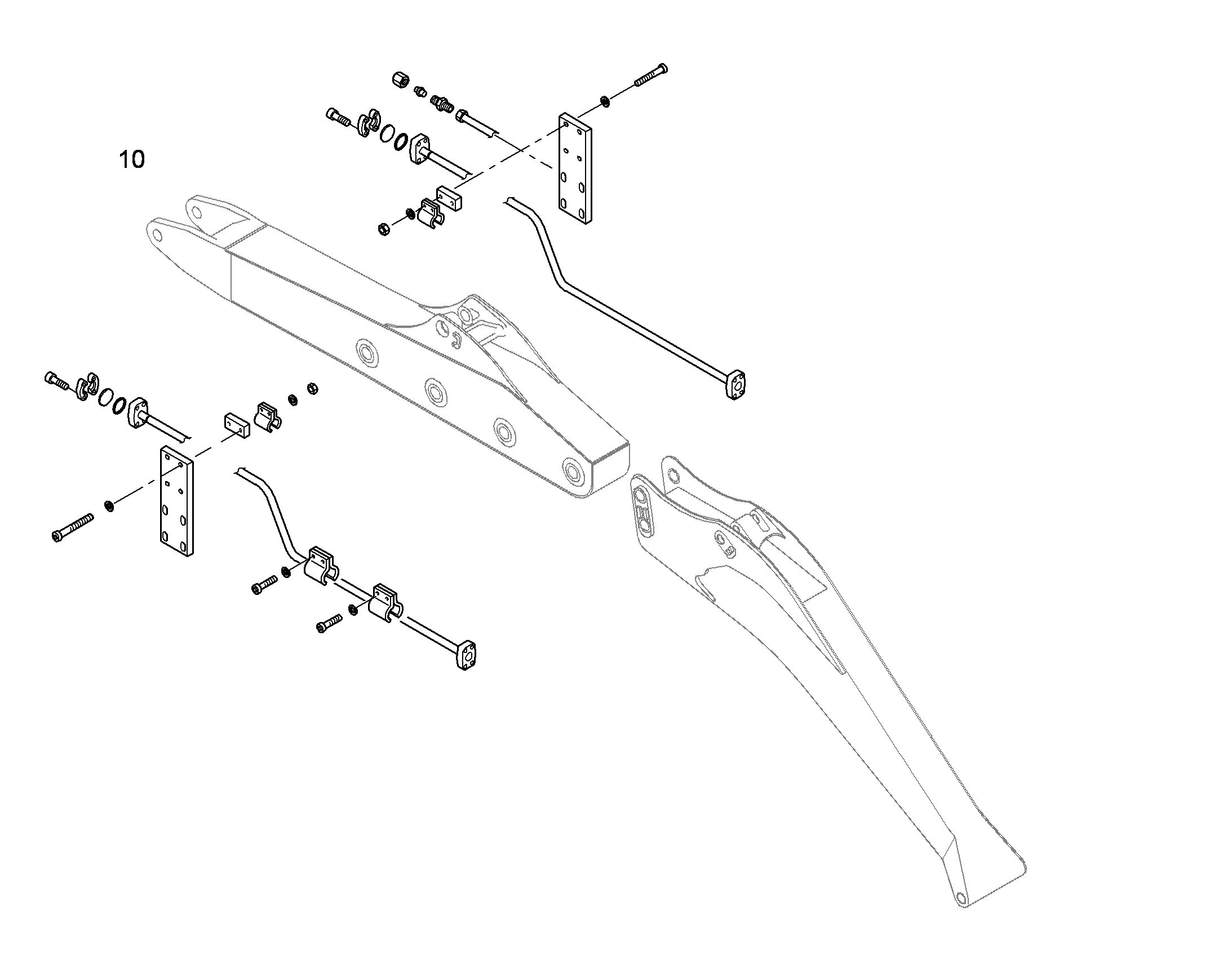 ПРОВОДКА МОНТАЖ AHS 10383535 LIEBHERR
