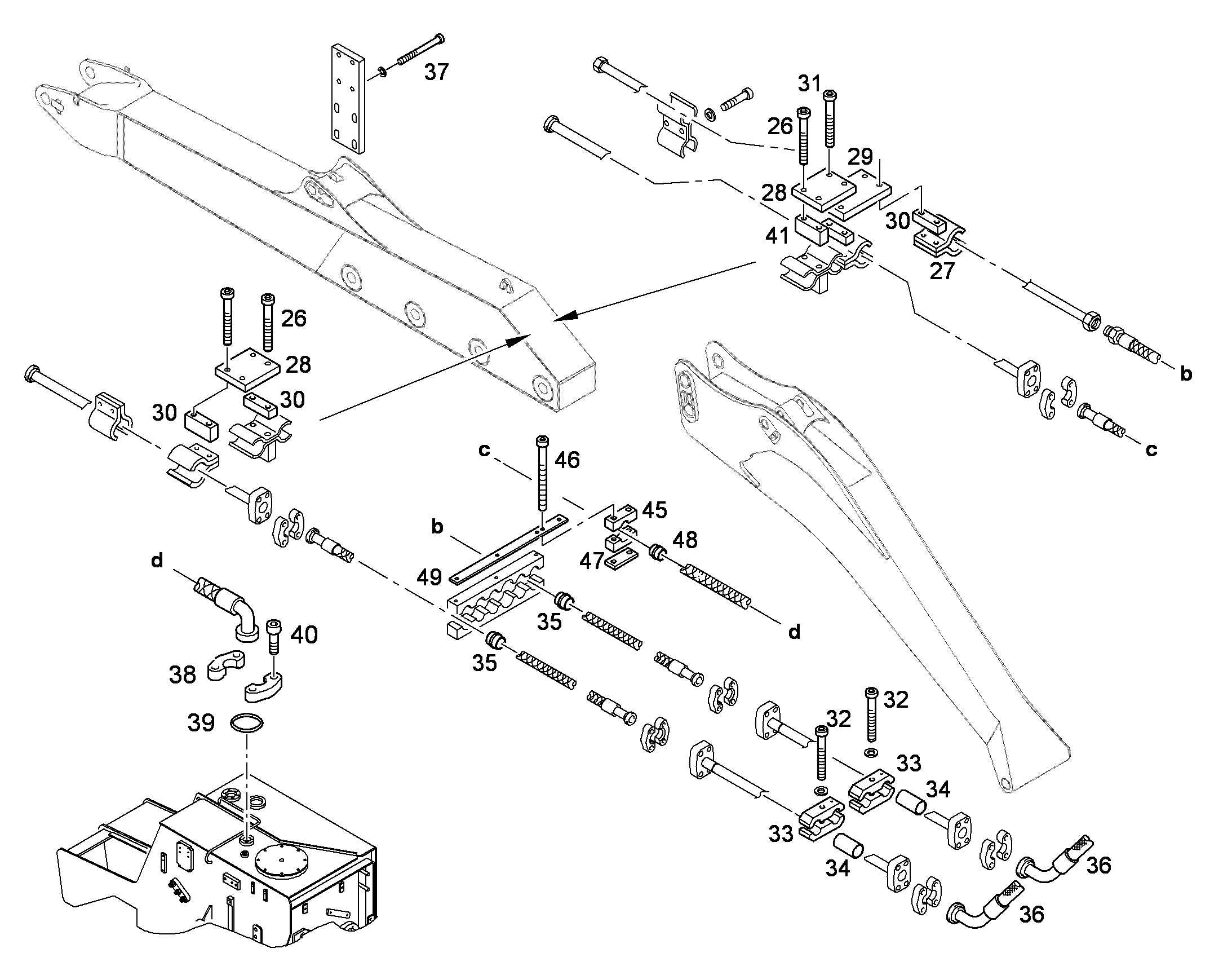ЗАЩ.ТРУБЫ ЦИЛ.РУК. 10382197 LIEBHERR