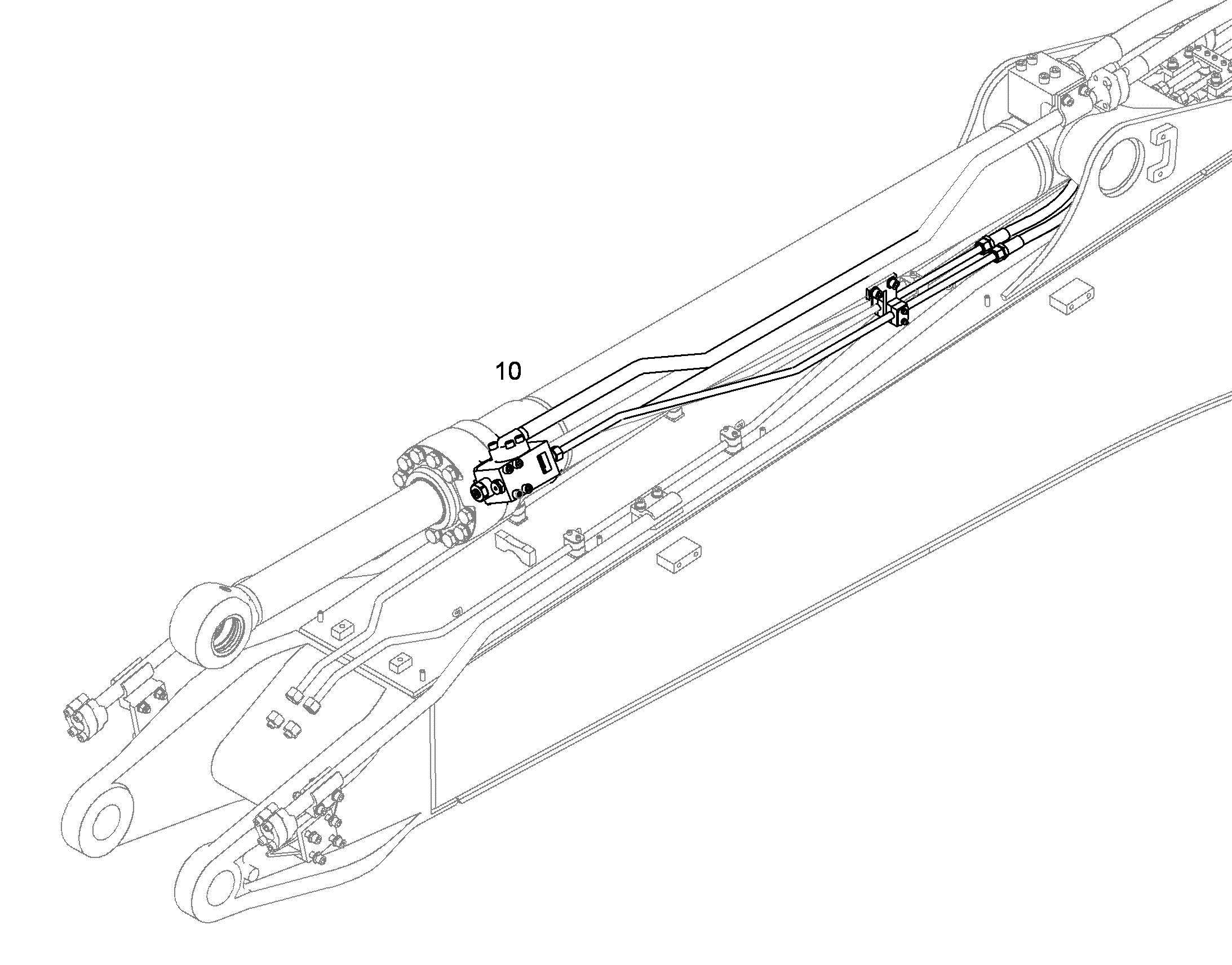 ЗАЩ.ТРУБЫ ЦИЛ.РУК. 10383475 LIEBHERR
