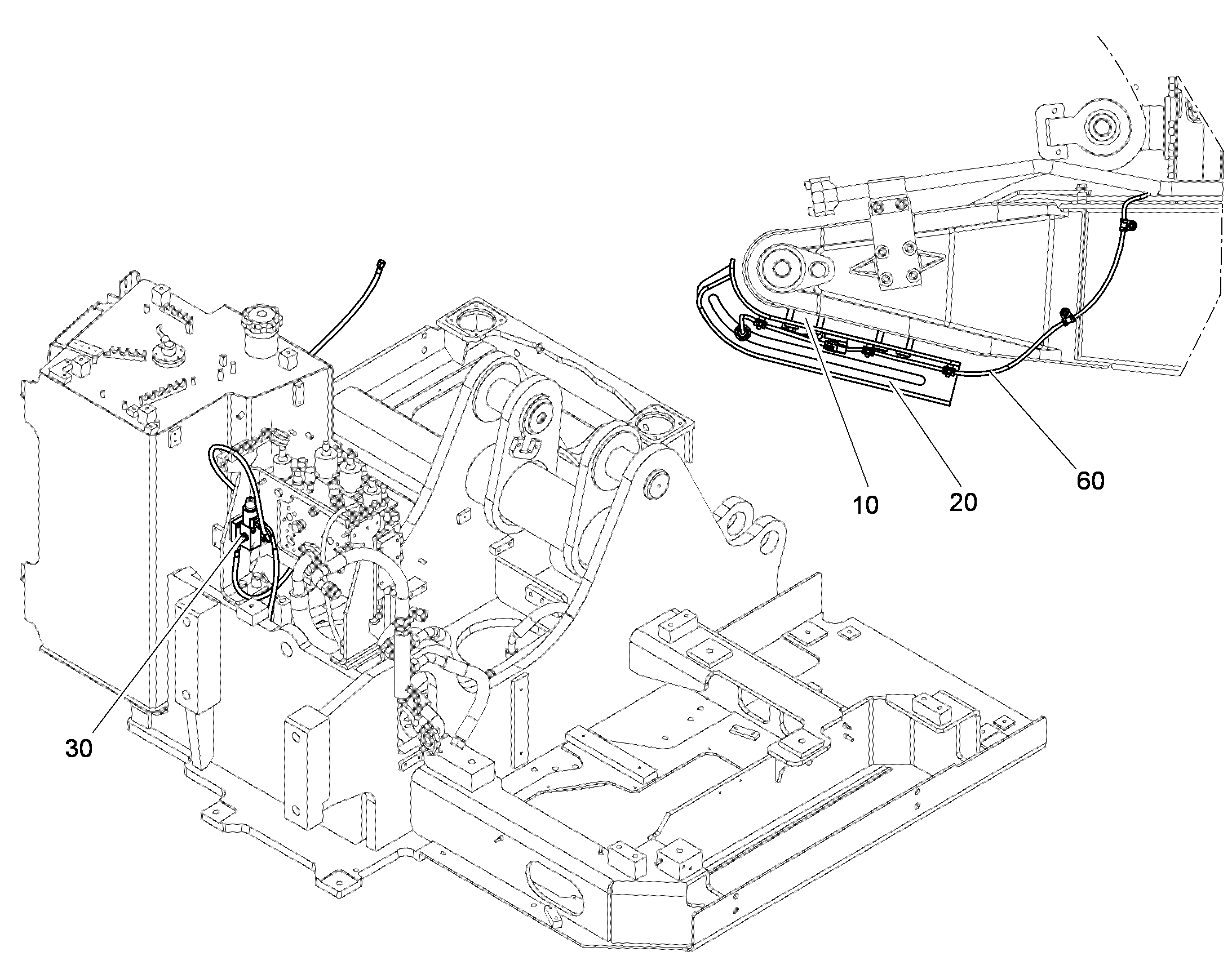 МОНТАЖНЫЕ ЧАСТИ ШАССИ 10389471 LIEBHERR