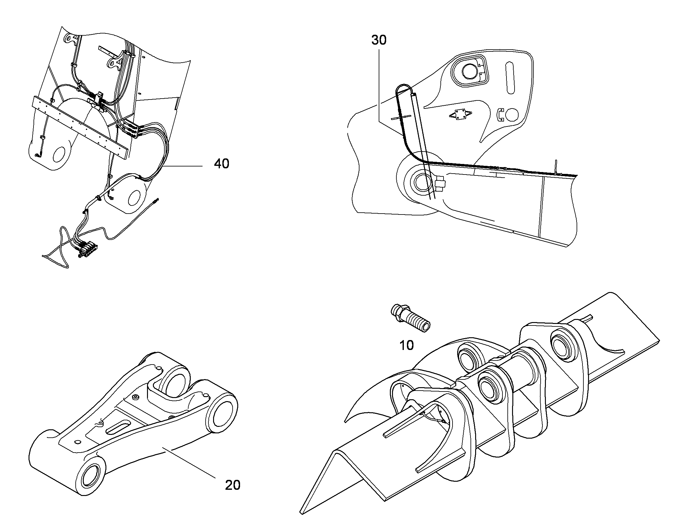 СМАЗОЧНЫЕ ЛИНИИ ДЛЯ НАКЛАДОК 10388990 LIEBHERR