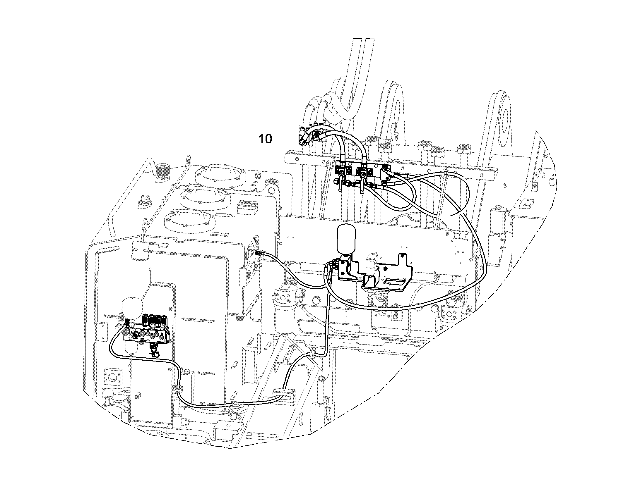 ЦИКЛ АВАРИЙНОГО ПОДЪЕМА, УСТ. 10382792 LIEBHERR