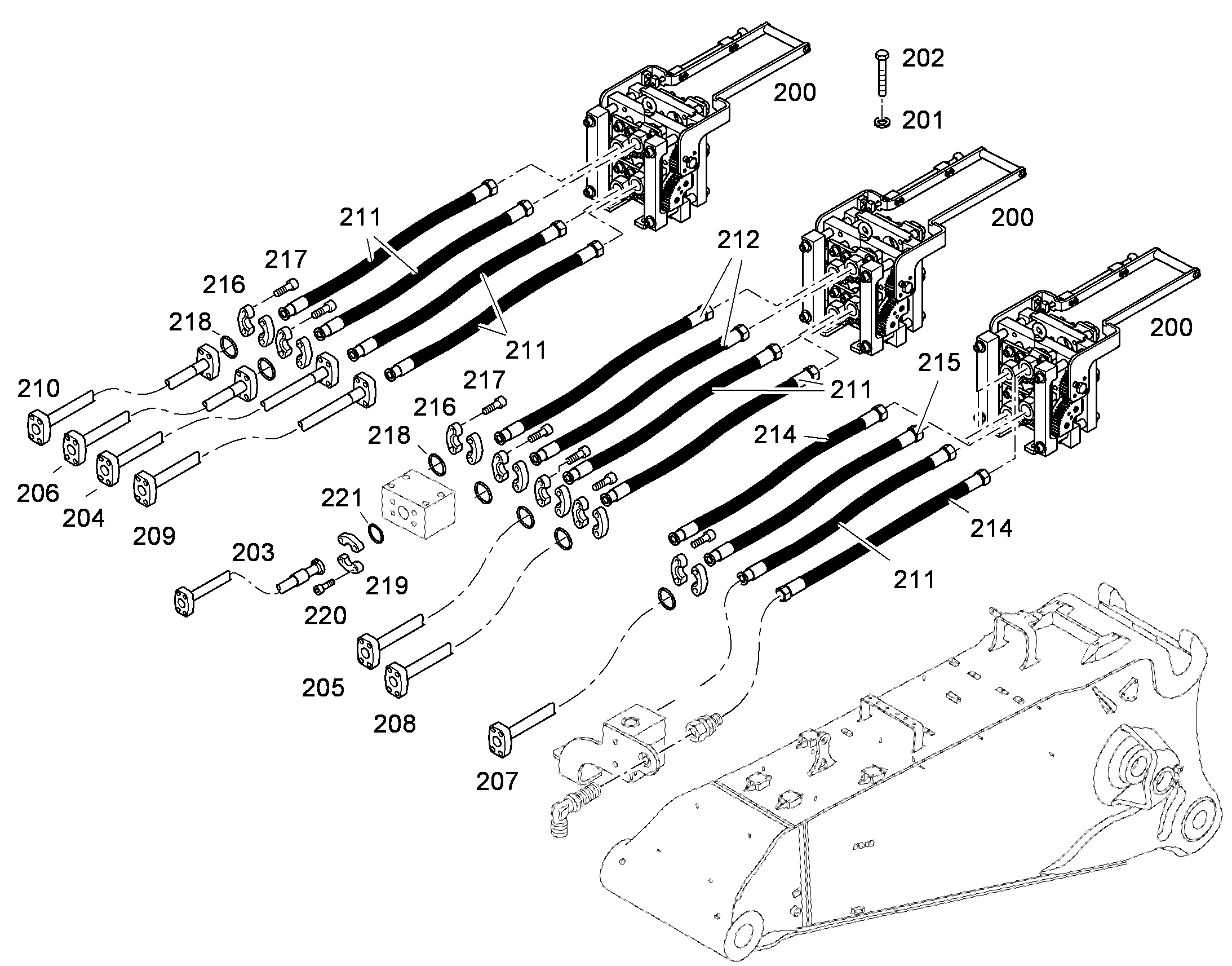 ШЛАНГ 32X1360 10493776 LIEBHERR