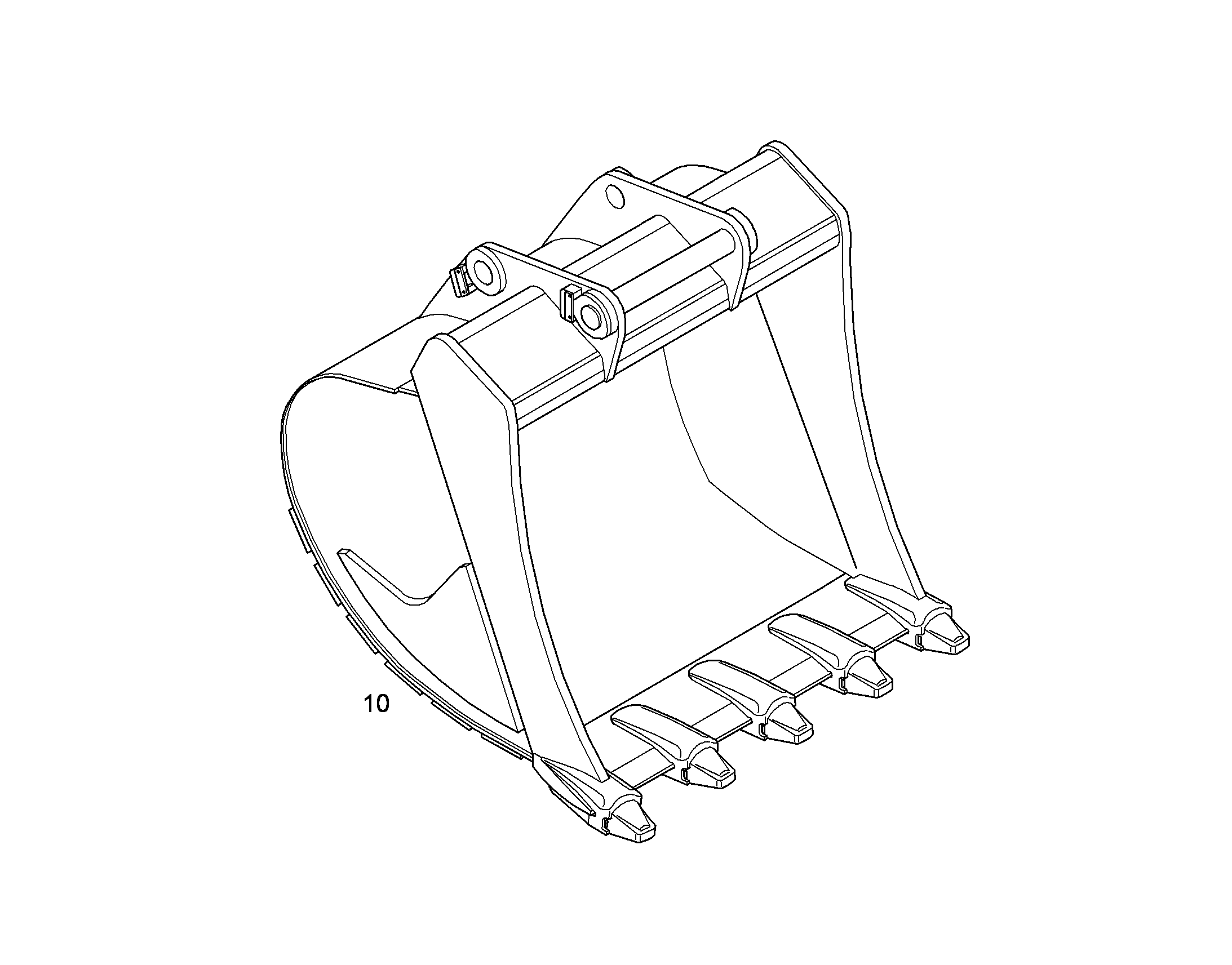 ЛОПАТА ОБРАТНАЯ HDL 10397417 LIEBHERR