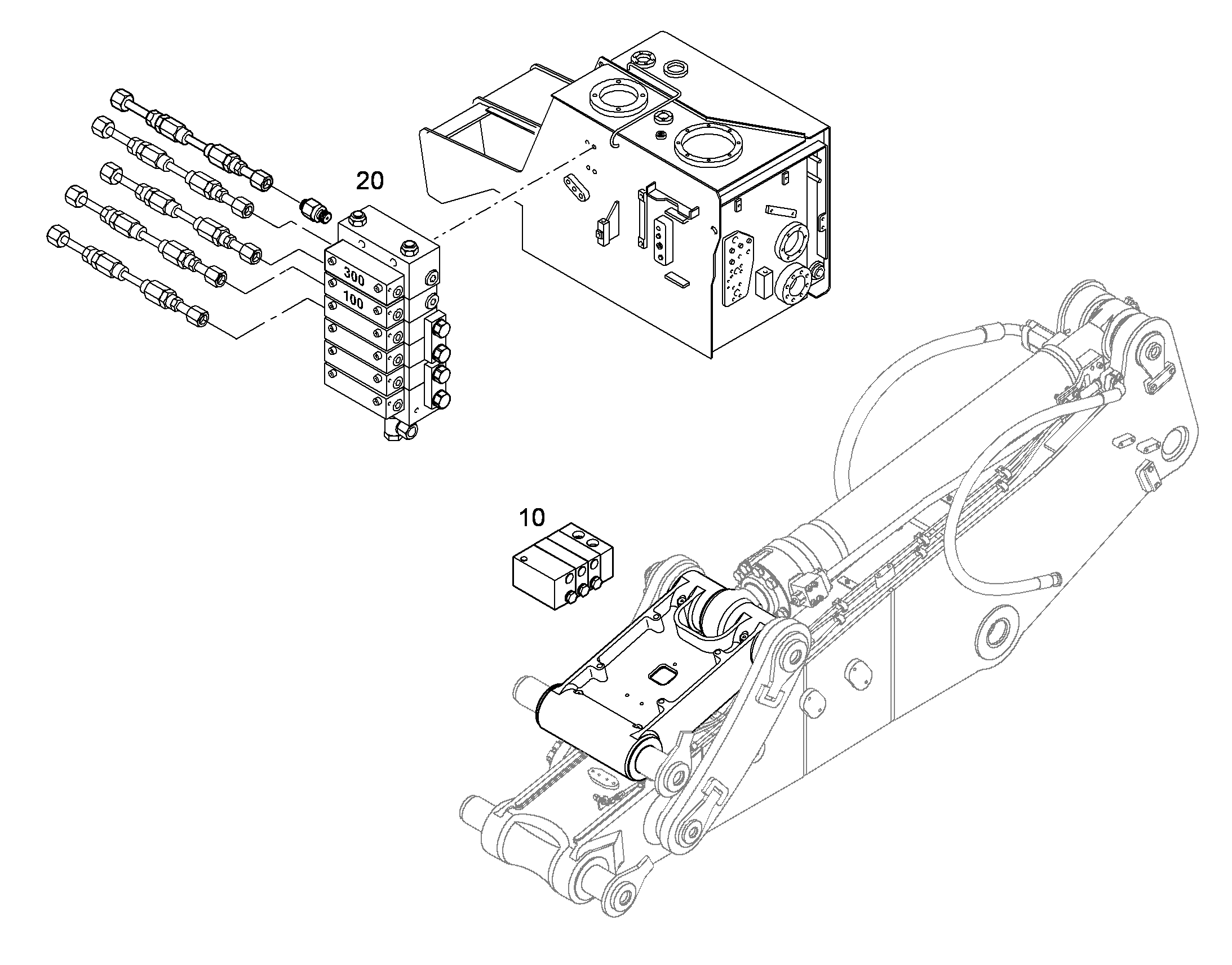 СМАЗОЧНЫЕ ЛИНИИ ДЛЯ НАКЛАДОК 10394872 LIEBHERR