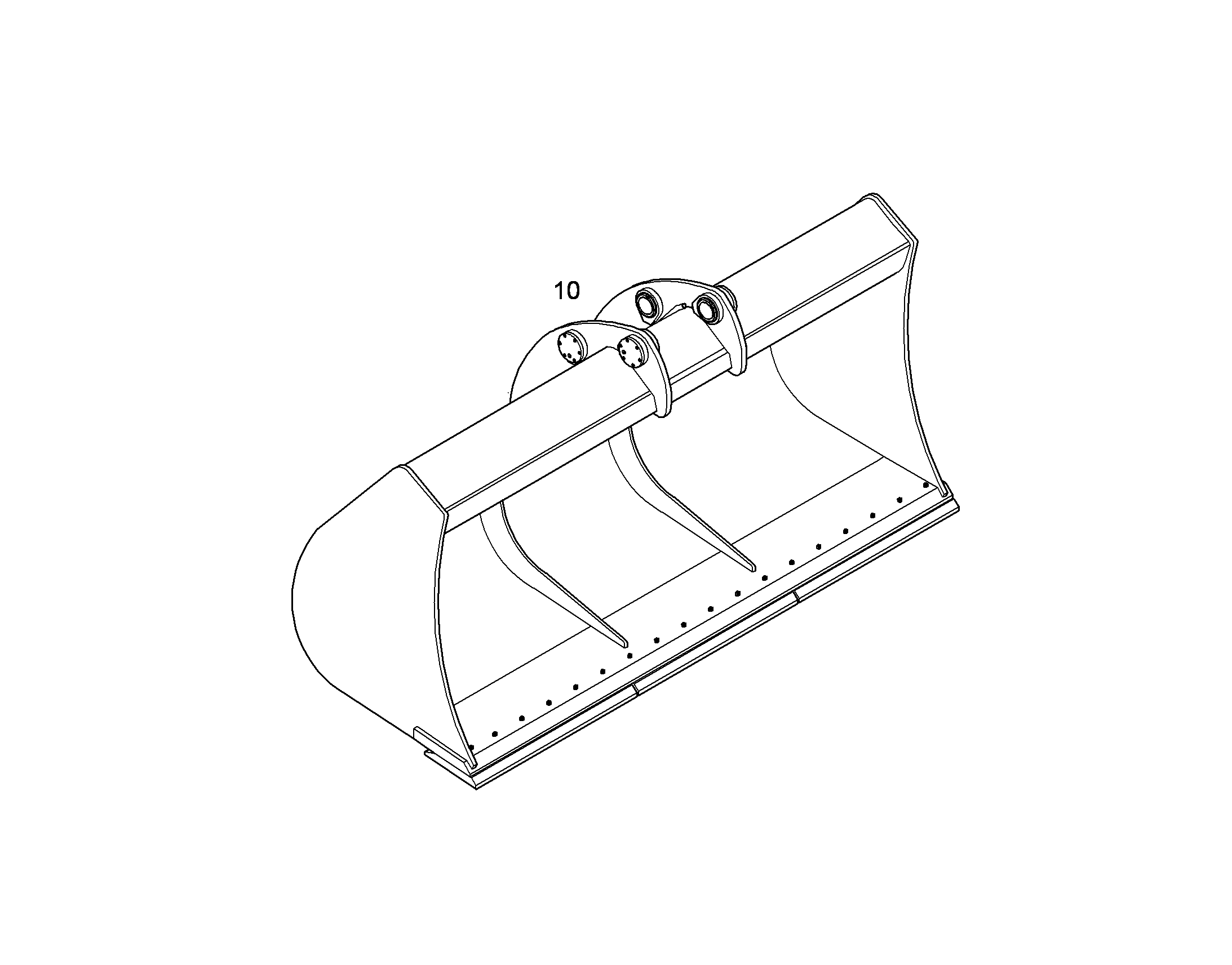 КОВШ КАНАВООЧИСТИТЕЛЯ 10398233 LIEBHERR
