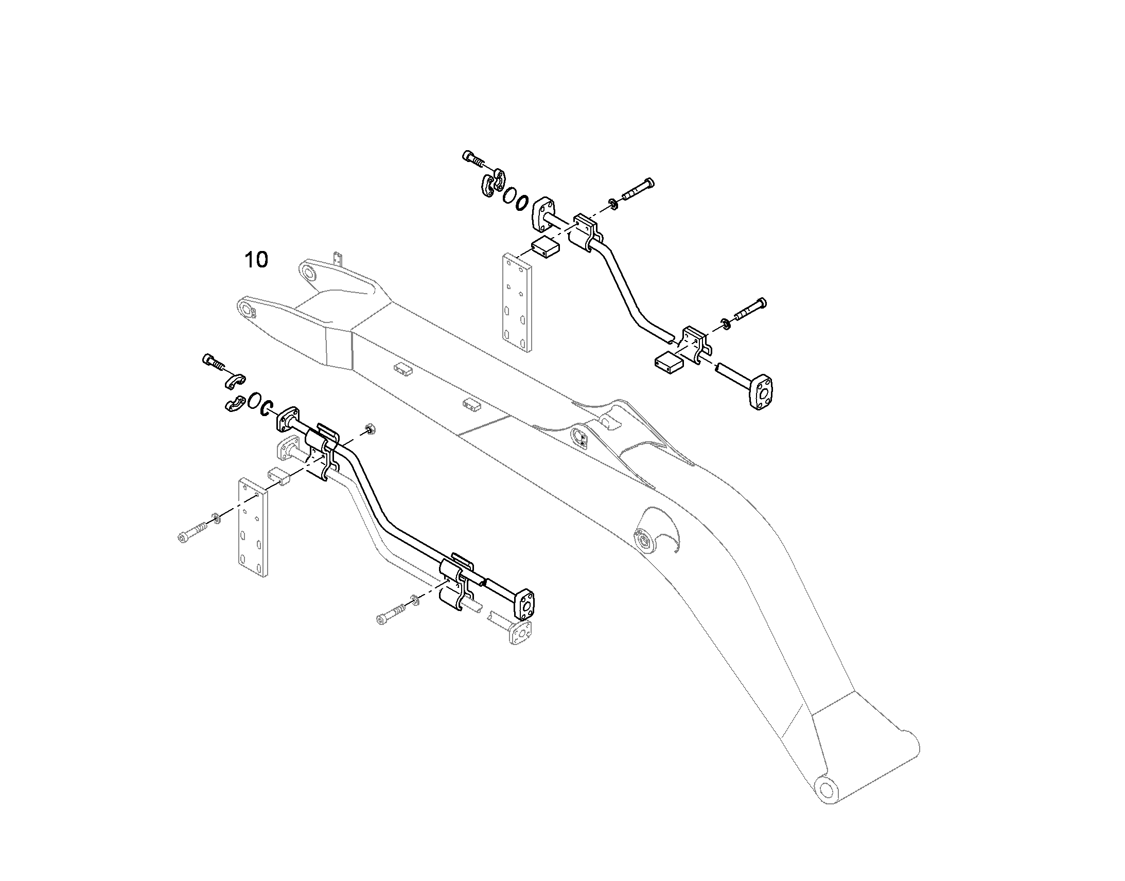 ПРОВОДКА МОНТАЖ AHS 12 10398569 LIEBHERR