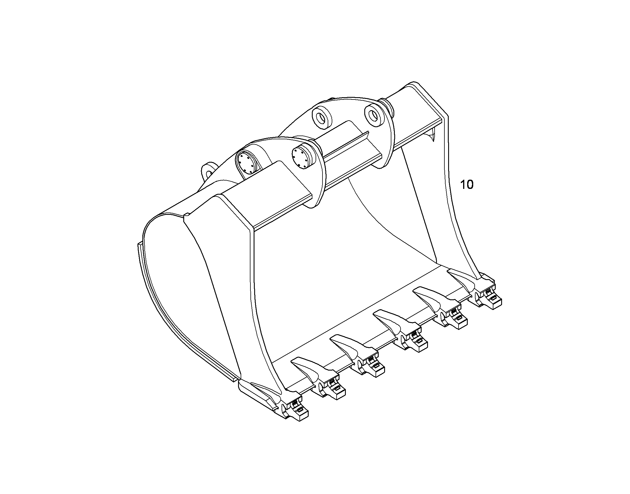 ЛОПАТА ОБРАТНАЯ 10399550 LIEBHERR